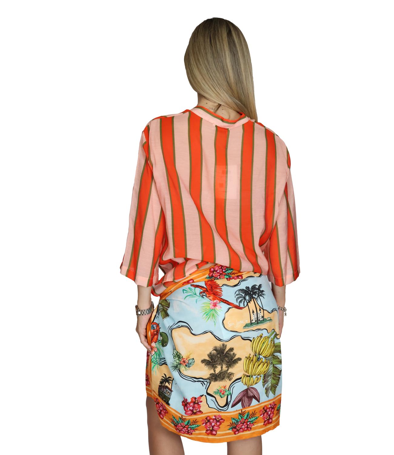 Dixie Camicia da Donna - Arancio - Cfrn1jz