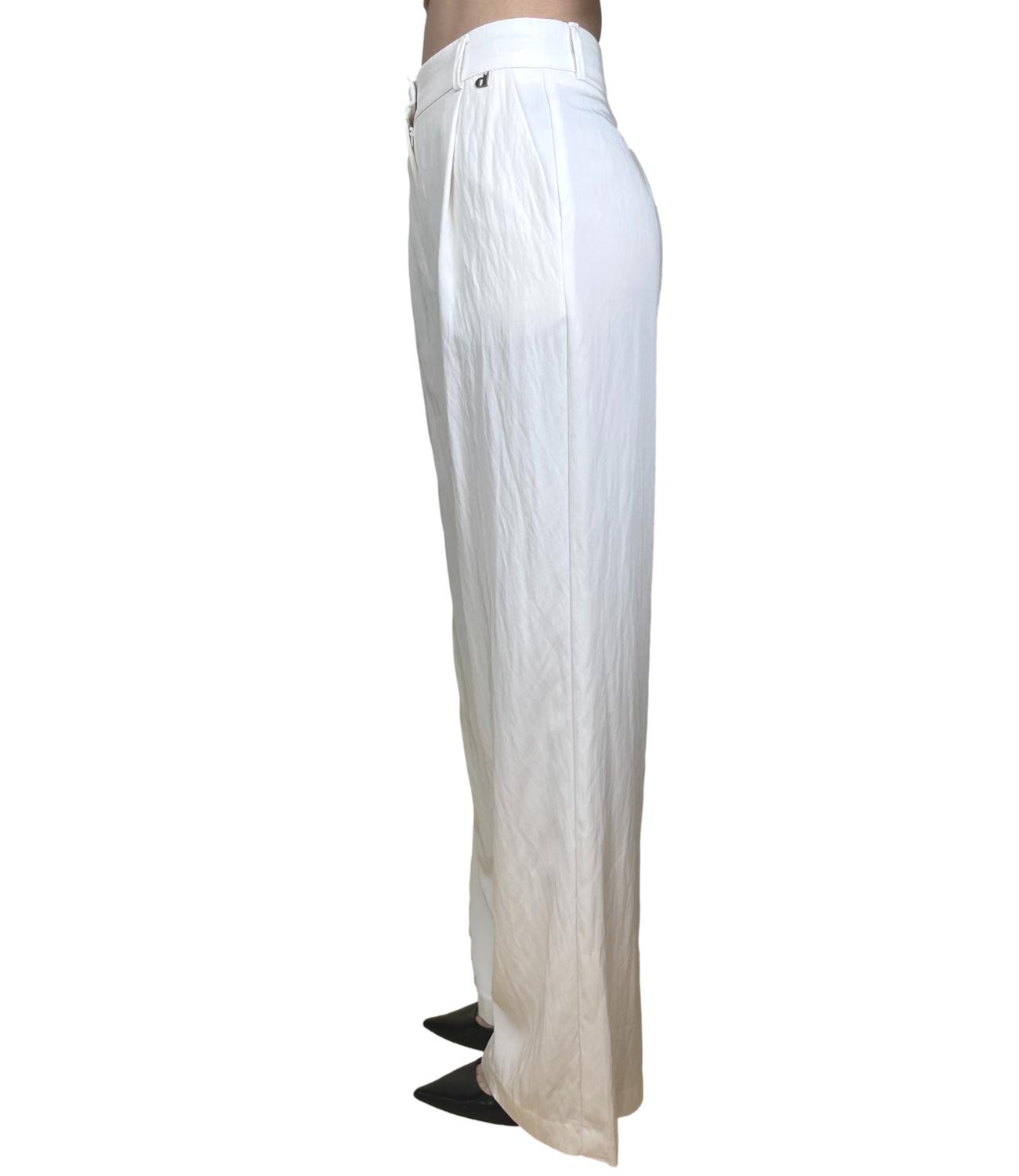 Dixie Pantalone Bianco Donna