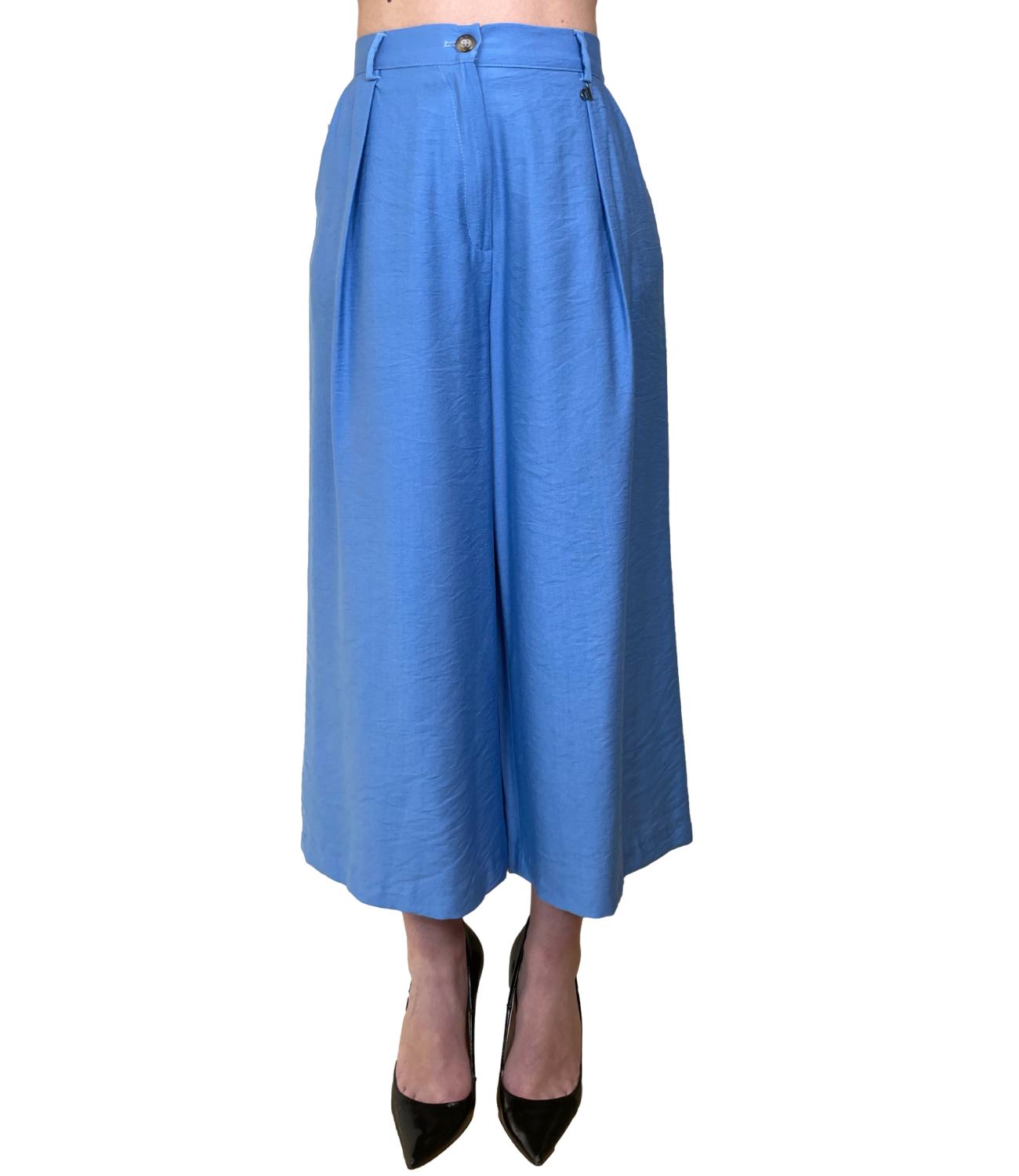 Dixie Pantalone Celeste Donna