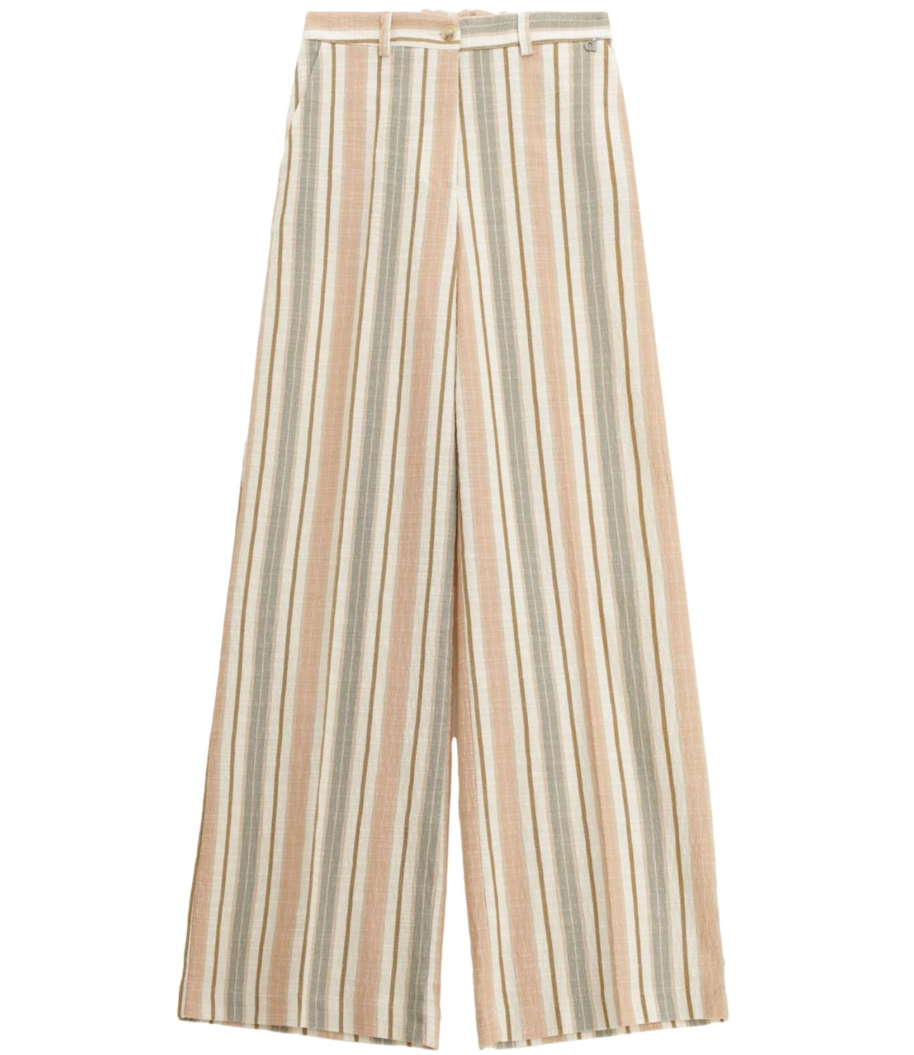Dixie Pantalone Rosa/Verde Donna