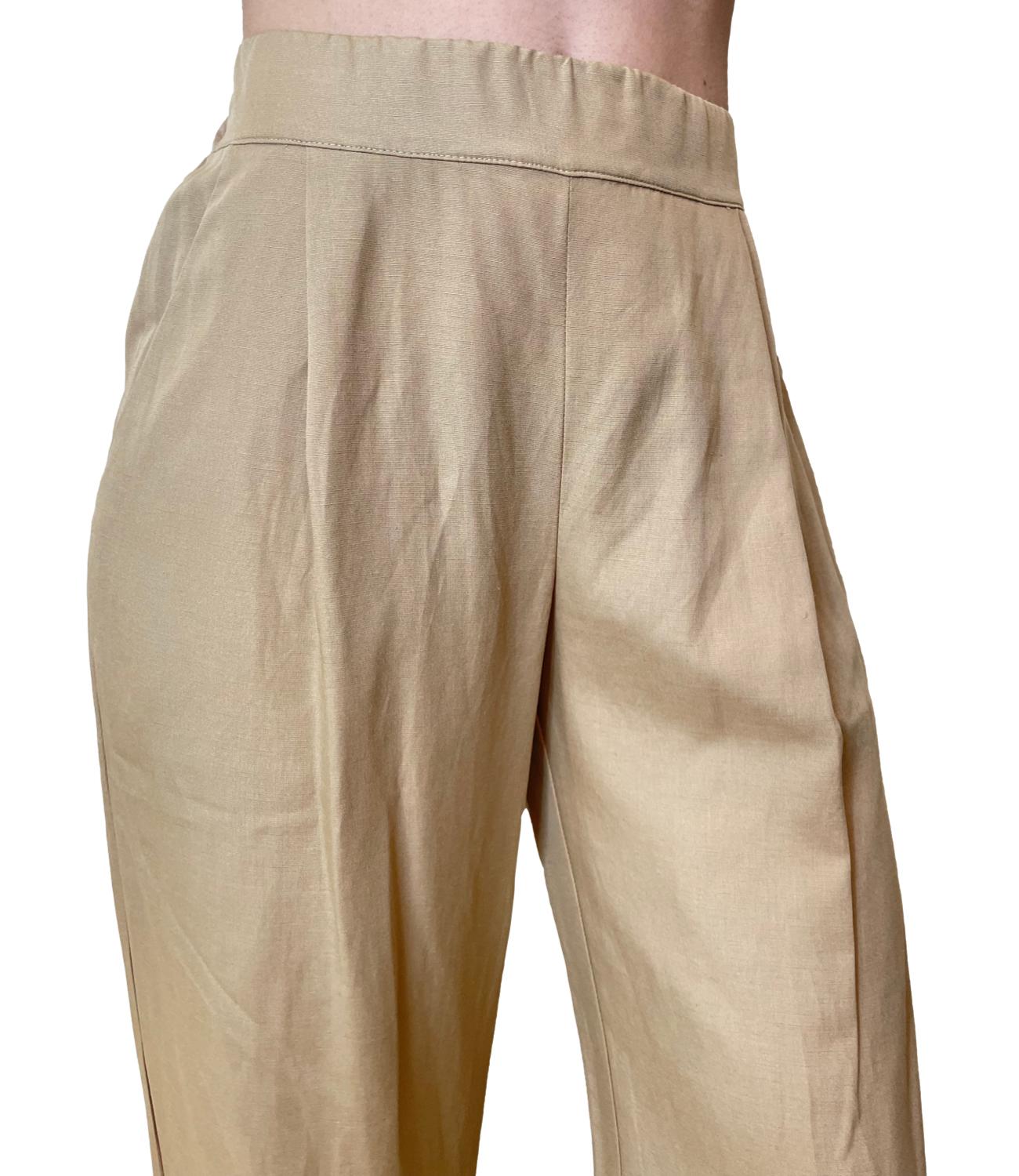 Dixie Pantalone Camel Donna