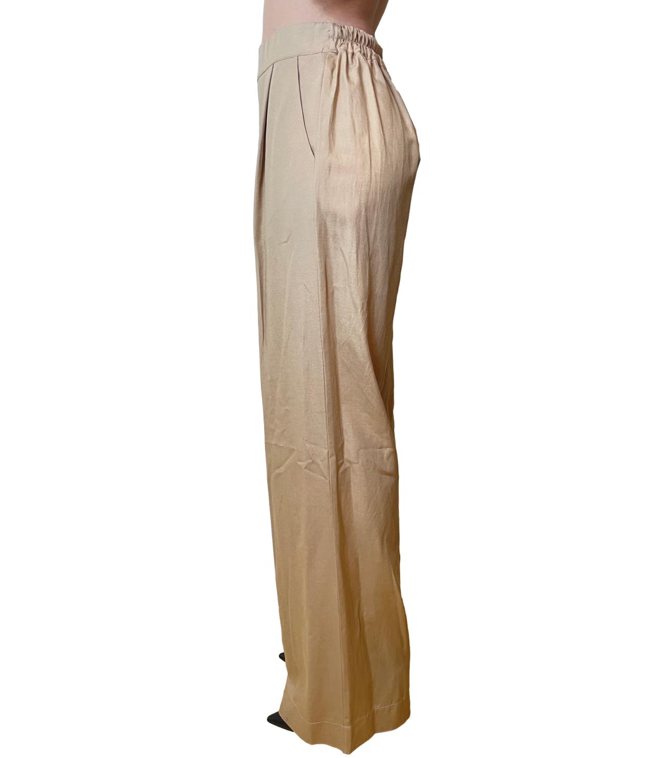 Dixie Pantalone Camel Donna