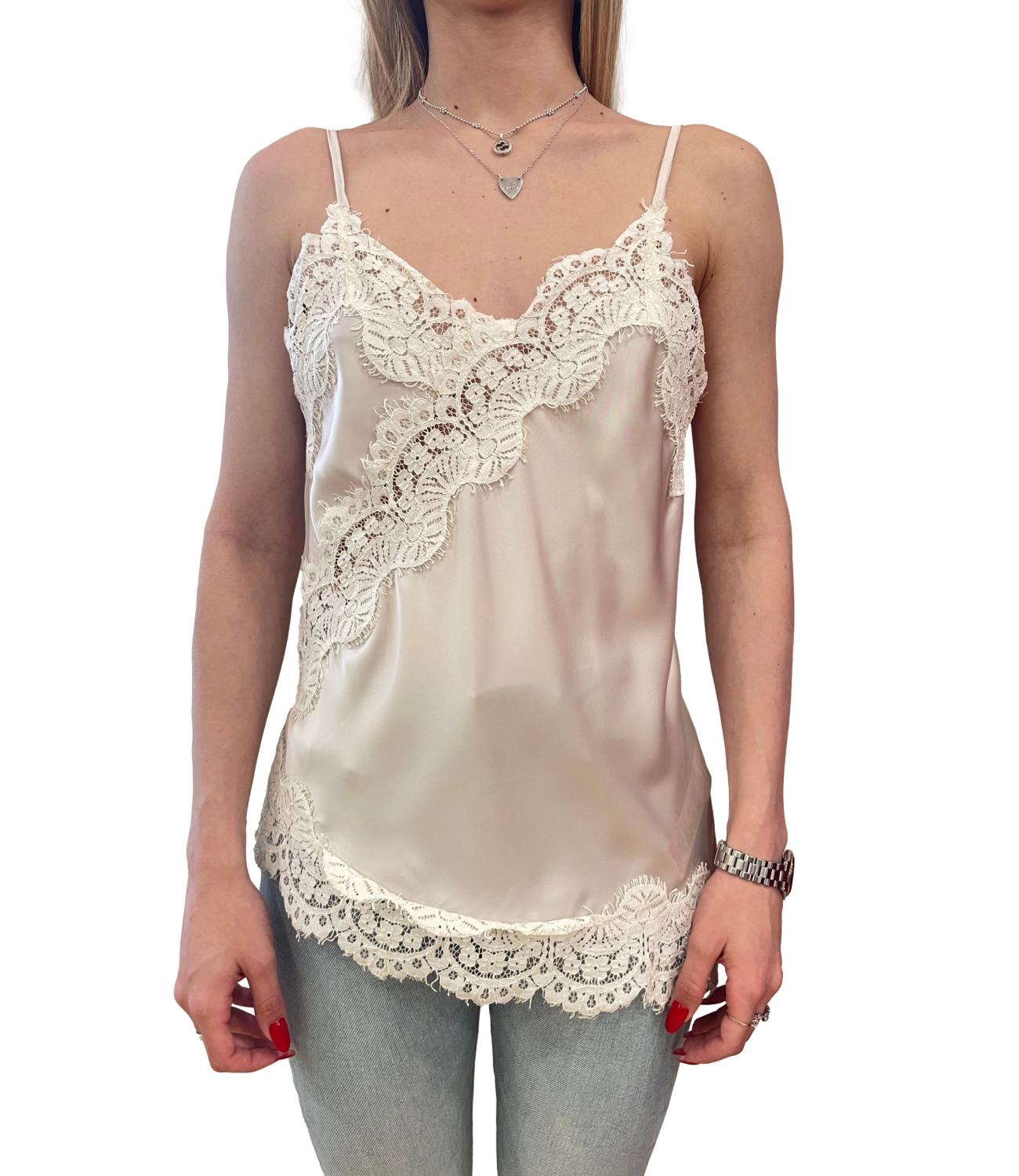 Dixie Canotta Burro Donna