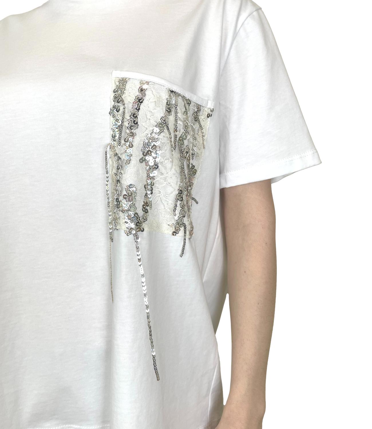 Dixie T-shirt Bianca Donna