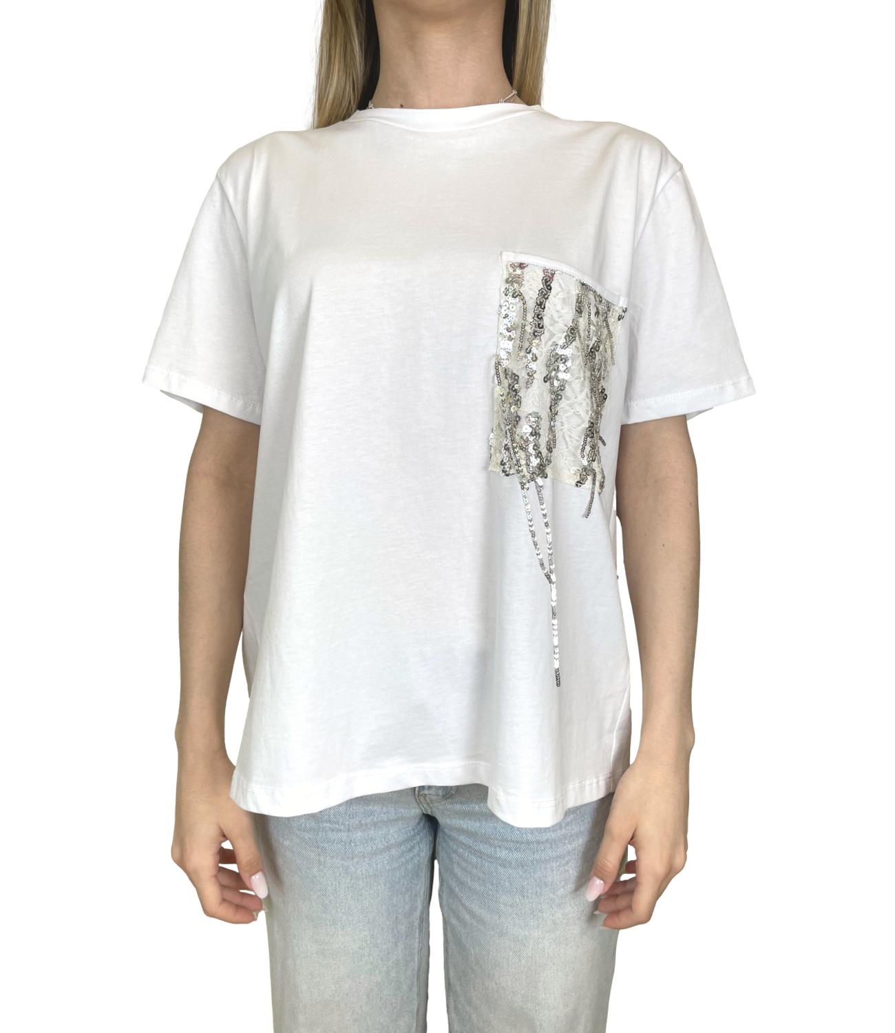 Dixie T-shirt Bianca Donna