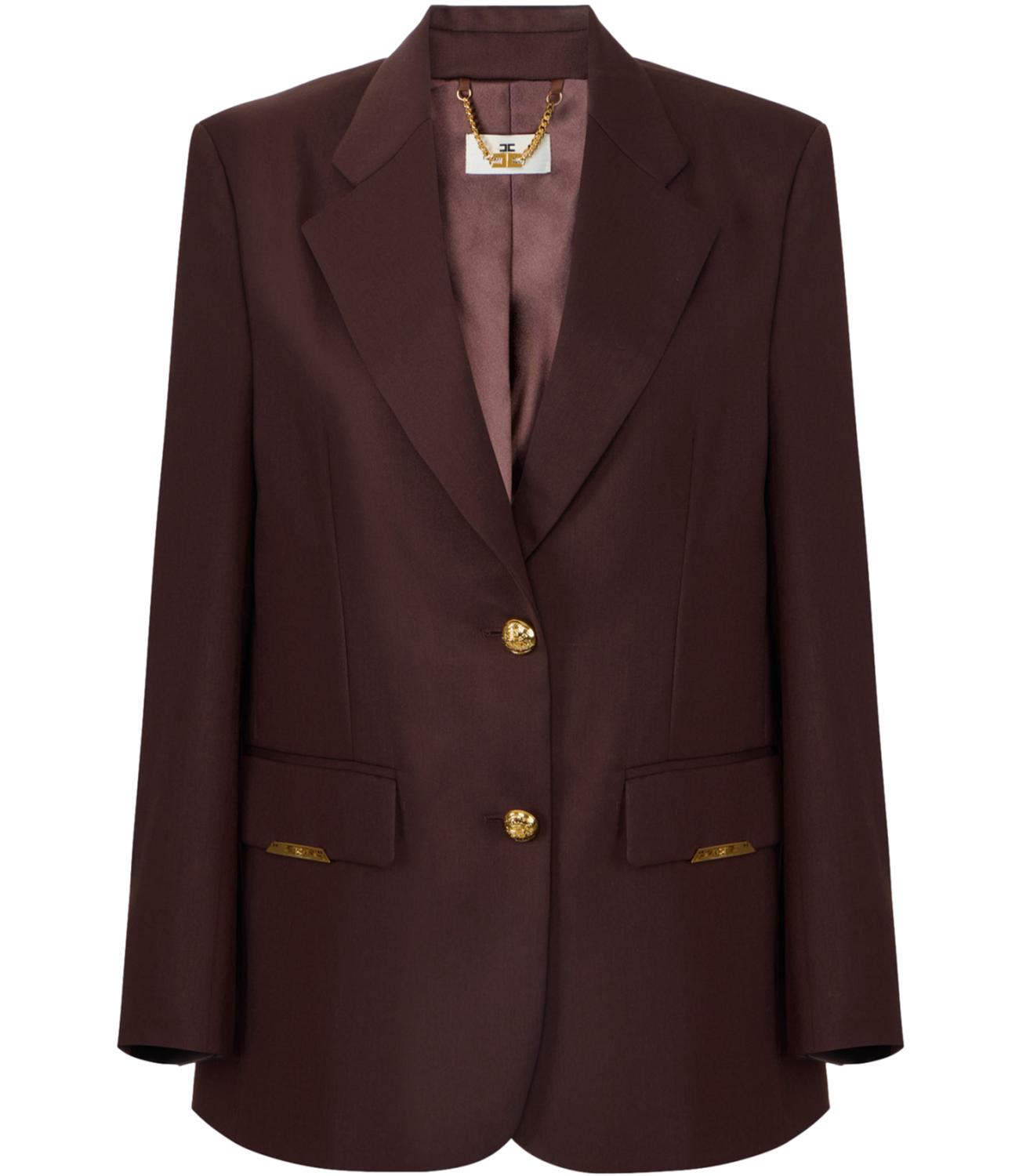 Elisabetta Franchi Giacca Cacao Donna