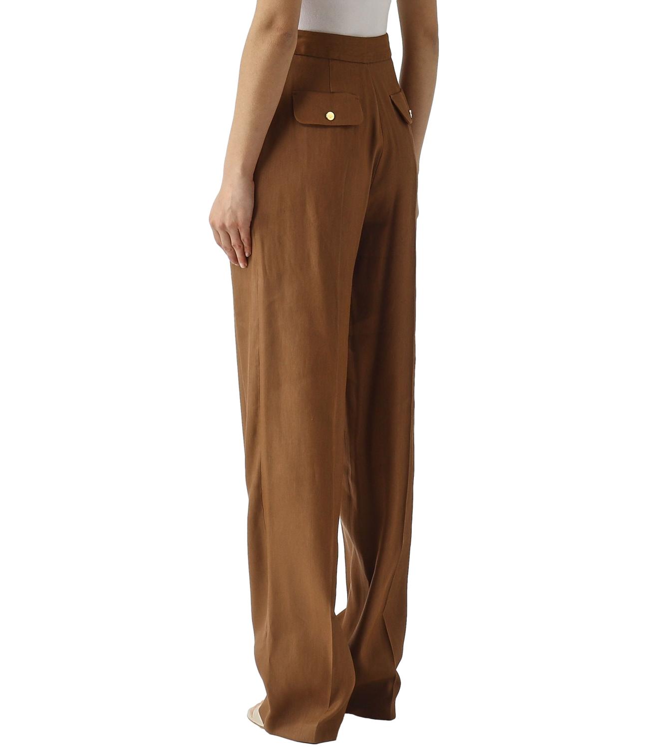 Elisabetta Franchi Pantalone da Donna - Cuoio