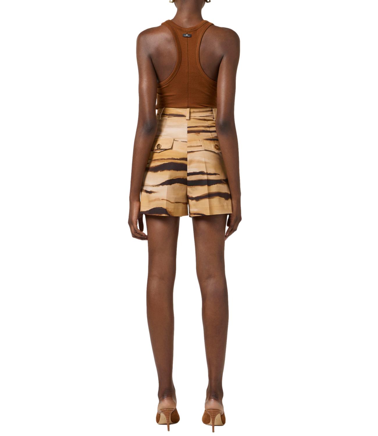 Ef short cammello donna