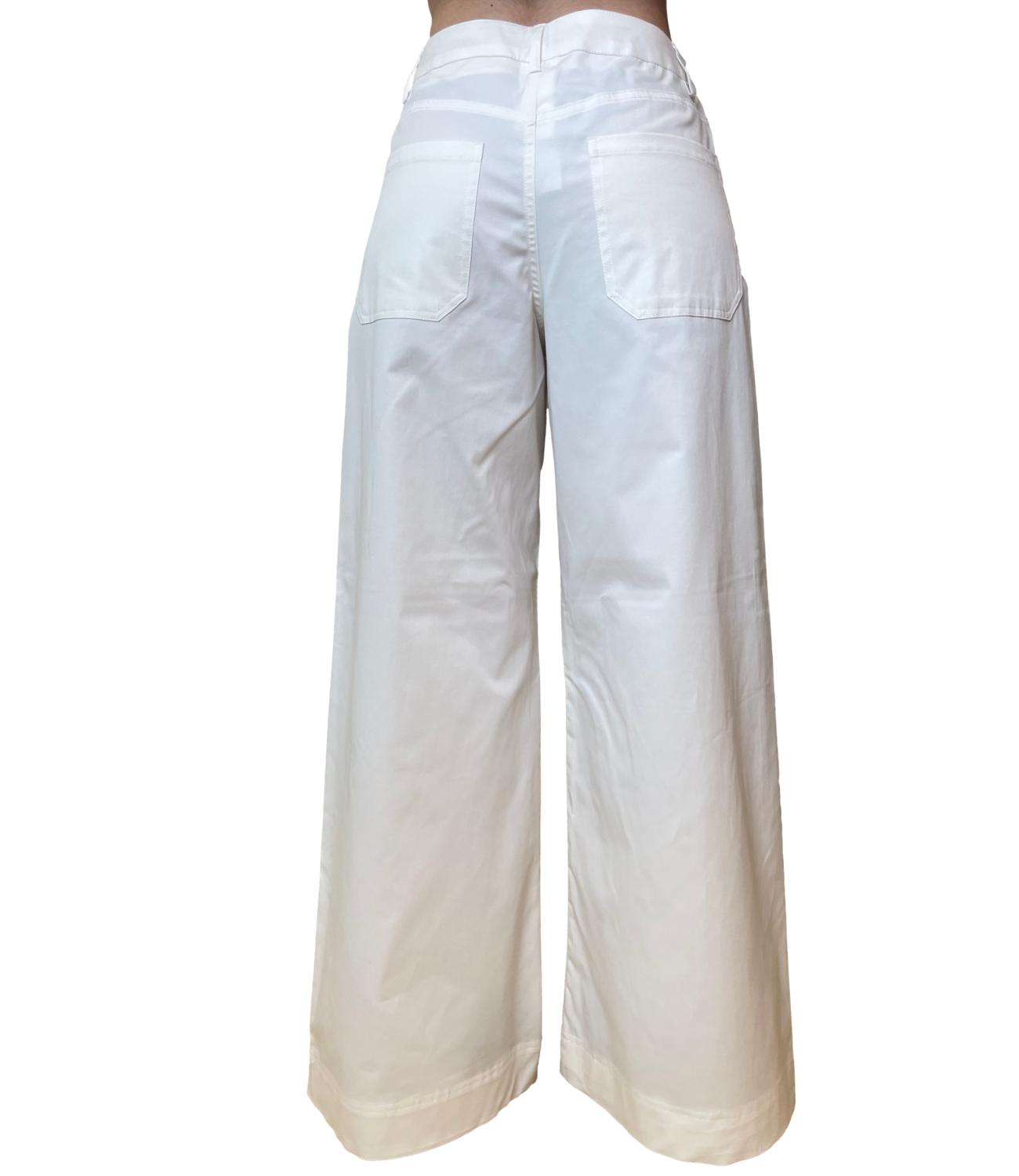 Emme Marella Pantalone Emmrive Bianco Donna