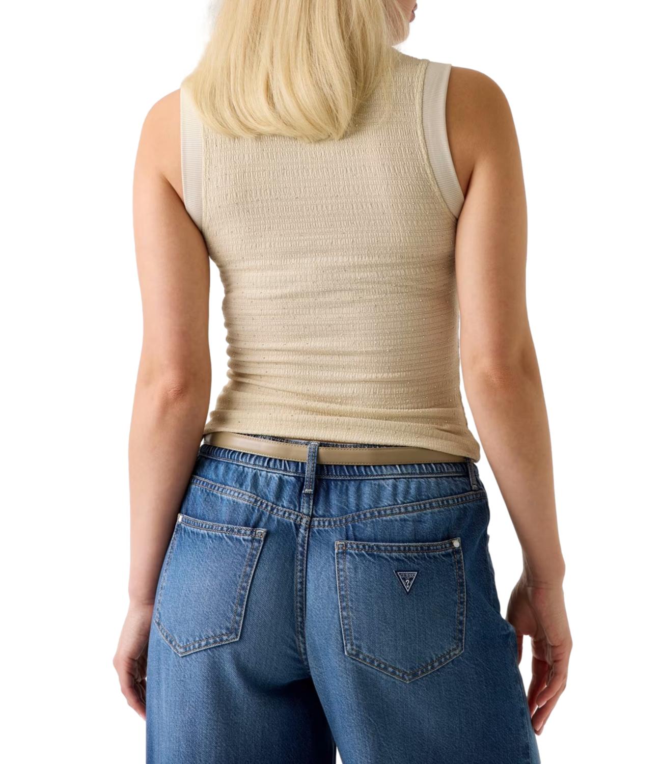 Guess Top Beige Donna