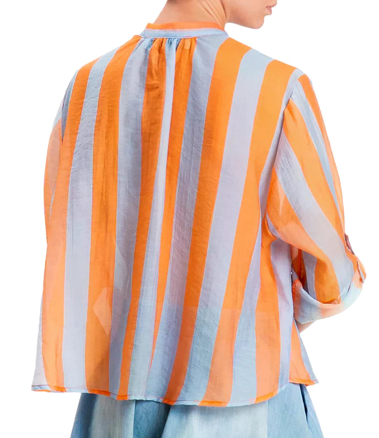 Have One Camicia da Donna - Riga Arancio - CvS-Q422