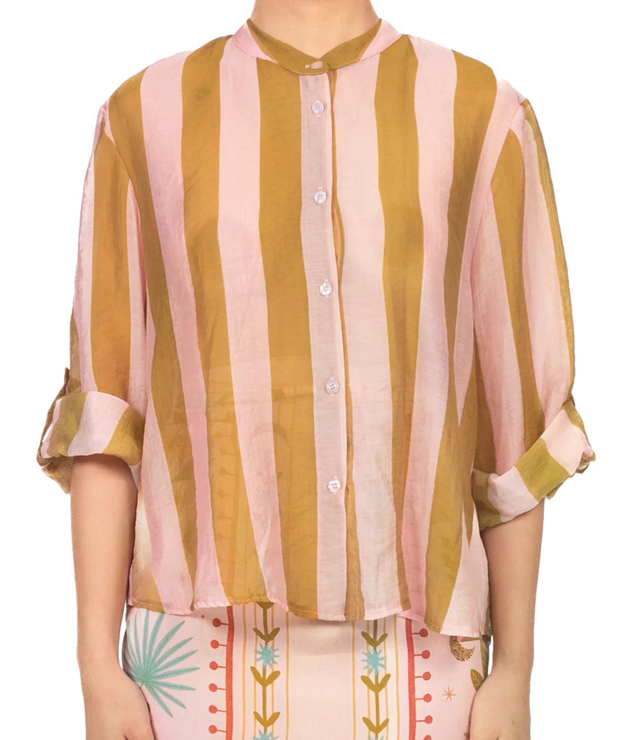 Have One Camicia da Donna - Riga Rosa/olio - CvS-Q422