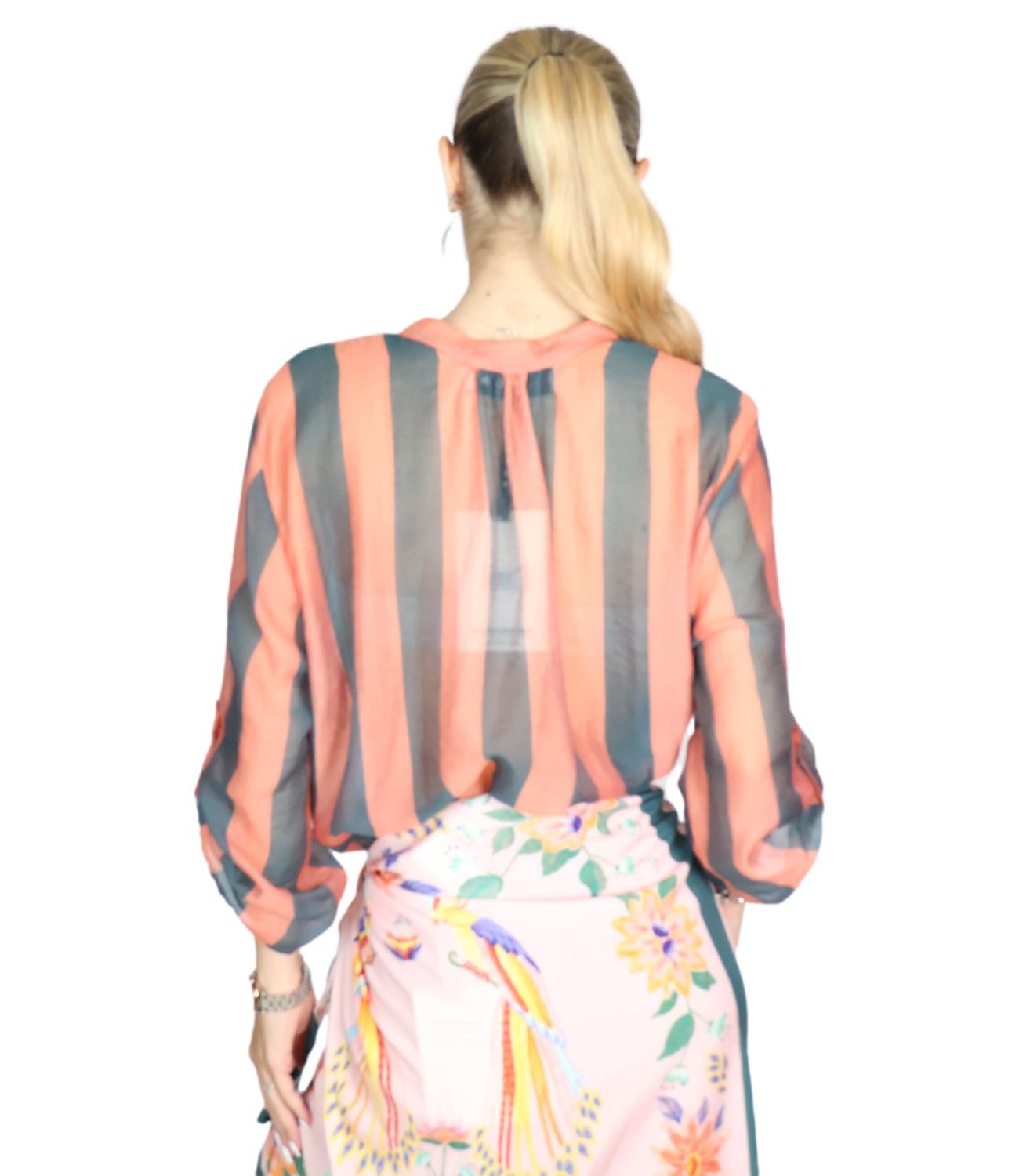 Have One Camicia da Donna - Riga Carta Da Zucchero/cuoio - CvS-Q422