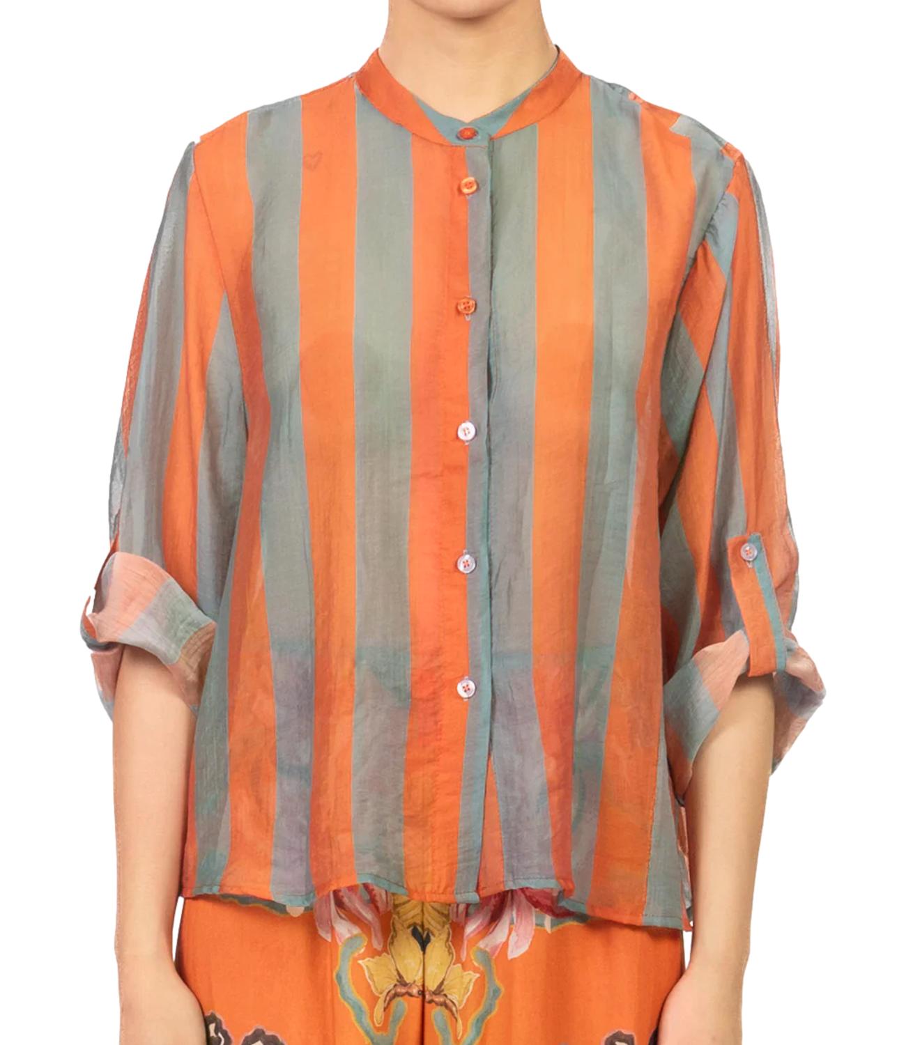 Have One Camicia da Donna - Riga Carta Da Zucchero/cuoio - CvS-Q422