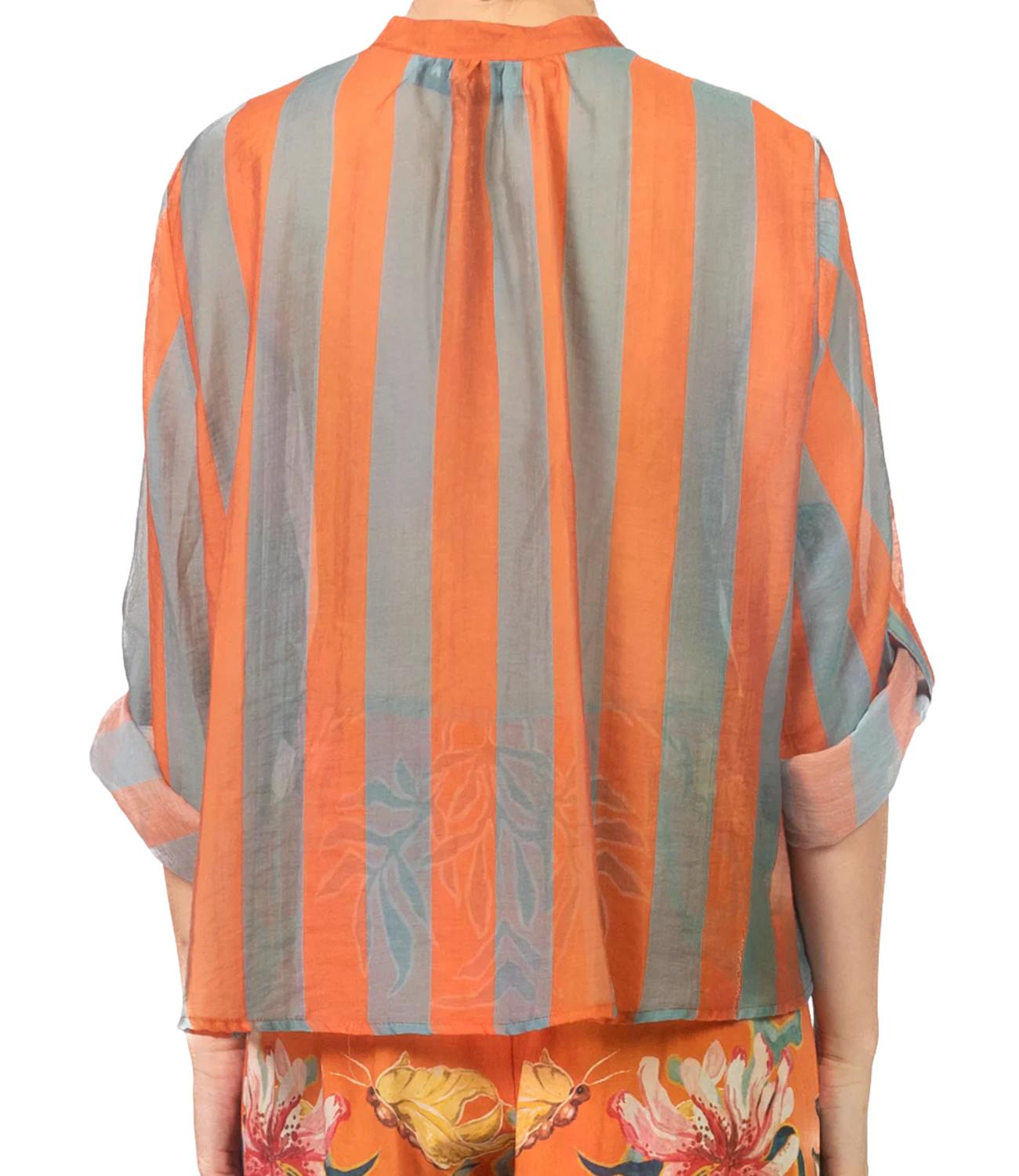 Have One Camicia da Donna - Riga Carta Da Zucchero/cuoio - CvS-Q422