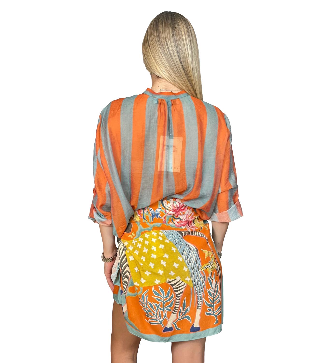 Have One Camicia da Donna - Riga Carta Da Zucchero/cuoio - CvS-Q422