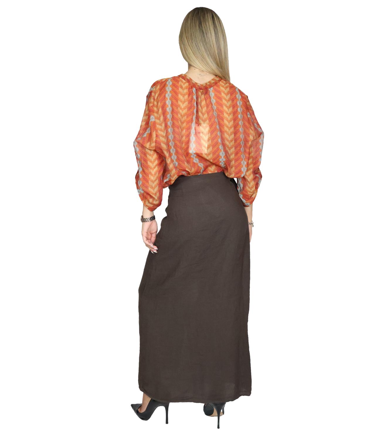 Have One Camicia da Donna - Tabacco - CvS-Q494