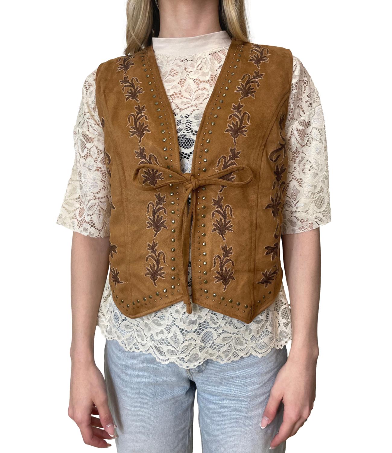 Have One Gilet Camel Donna