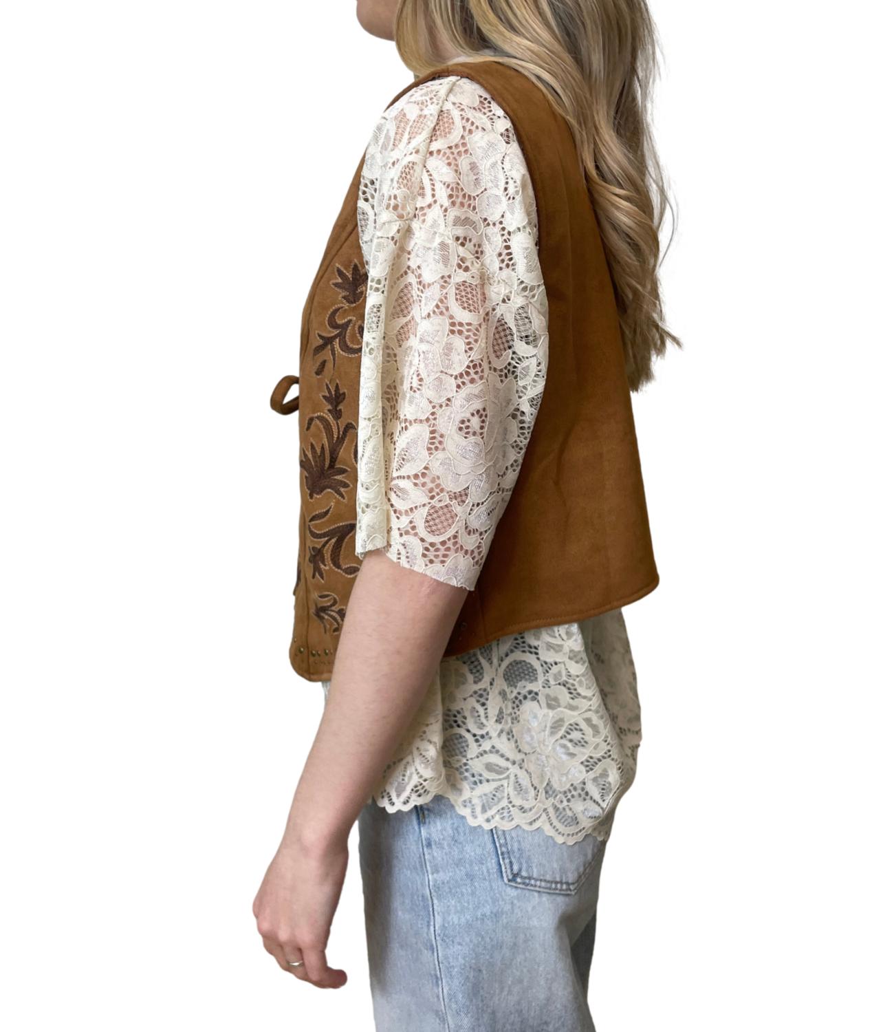Have One Gilet Camel Donna