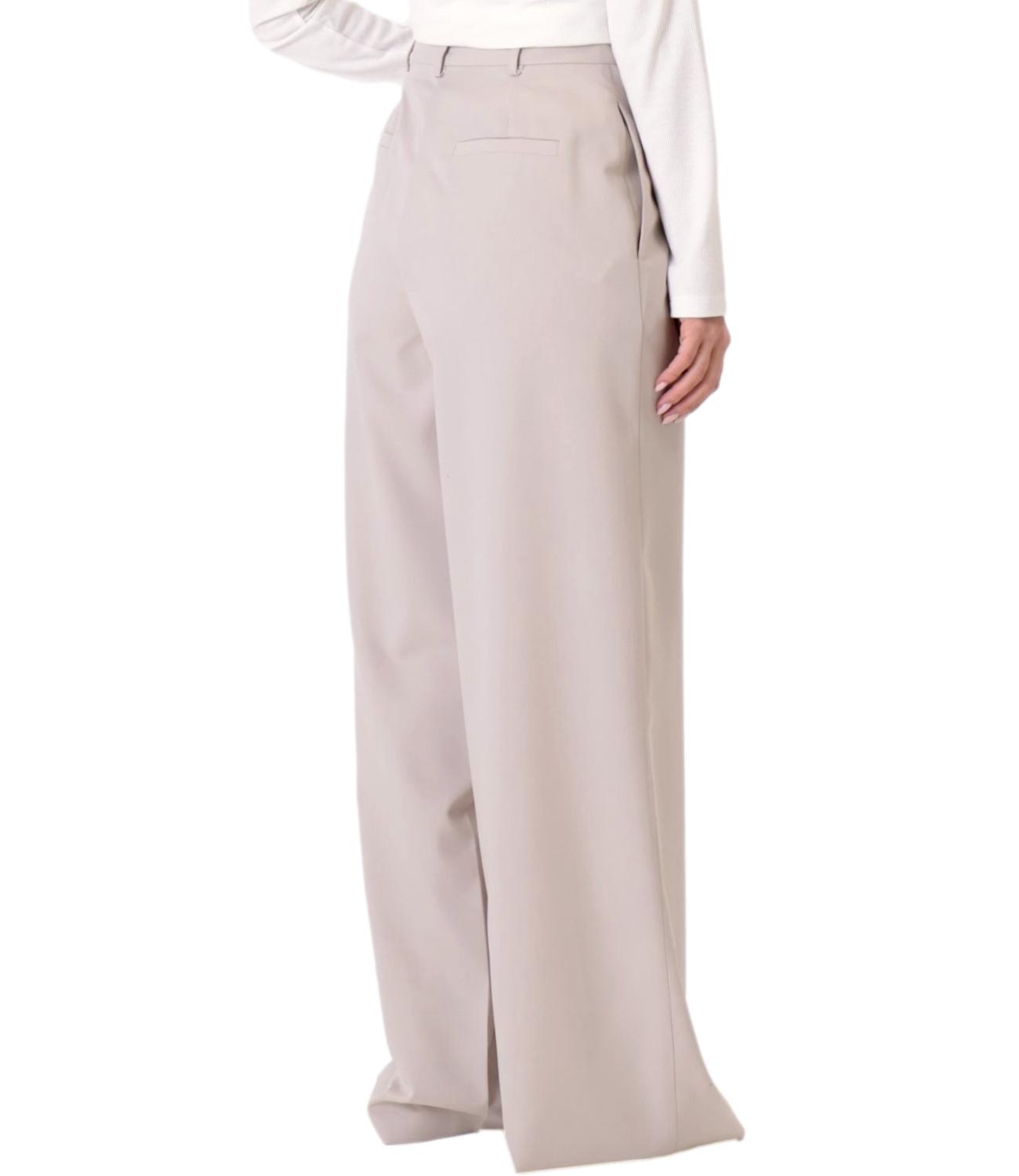 Have One Pantalone Palazzo Beige Donna