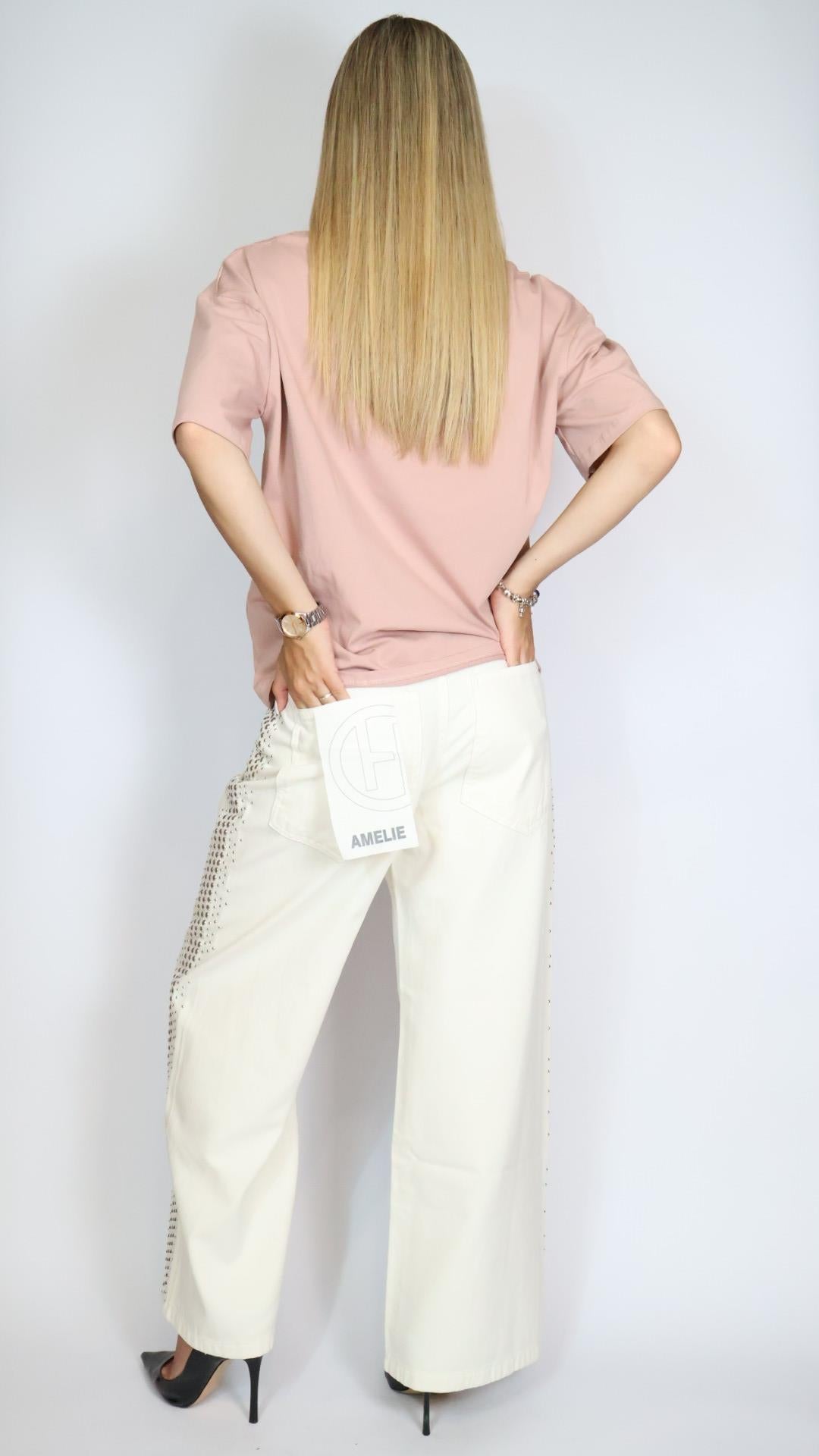 Have One T-shirt Pizzo Rosa Donna