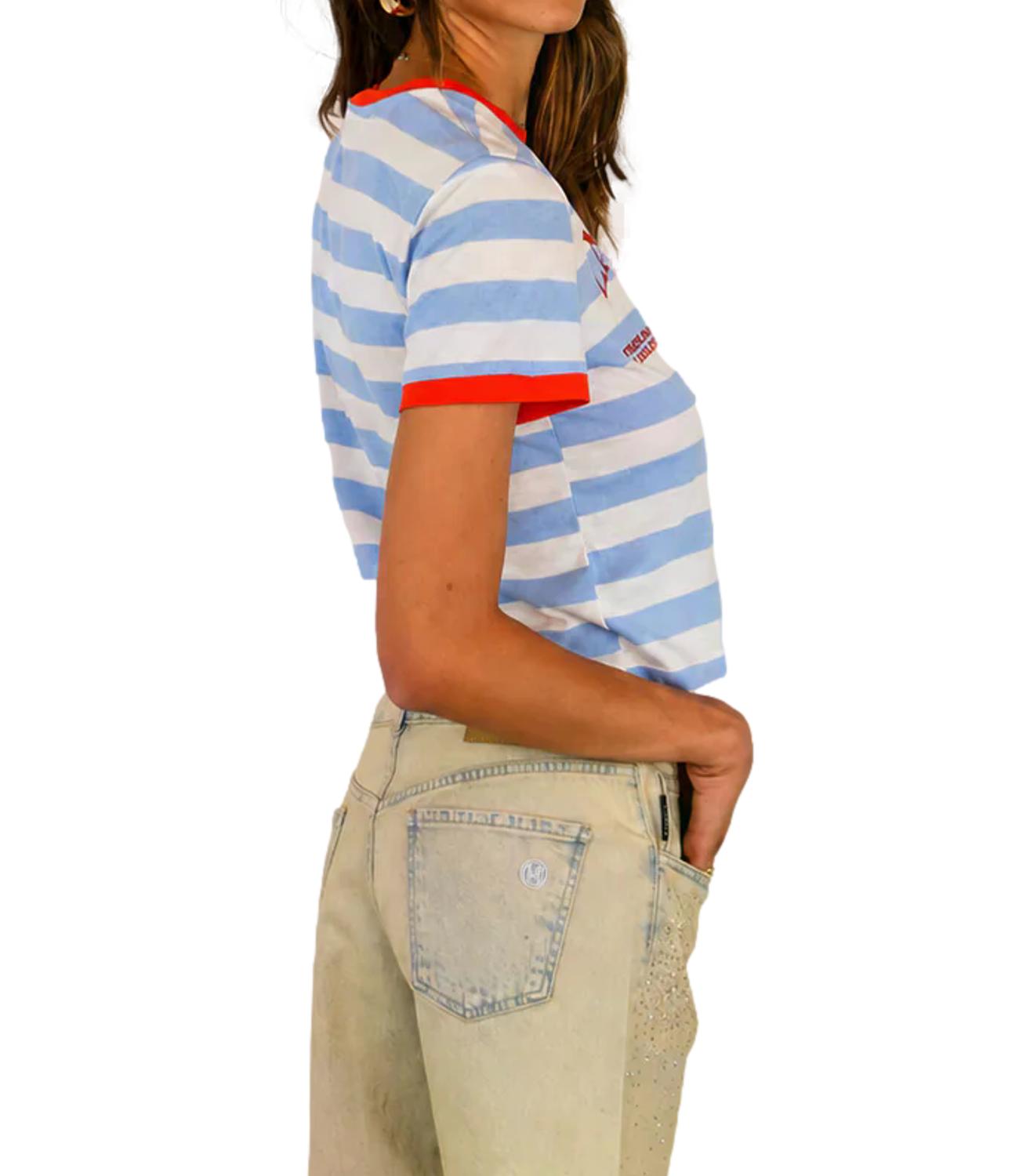 Have One T-Shirt da Donna - Latte/cielo - TsH-Q248