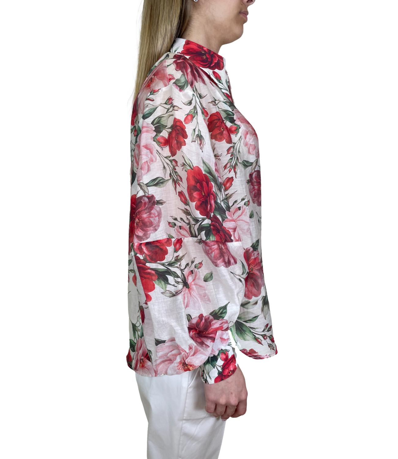 Imperial Camicia Panna/Rosso Donna