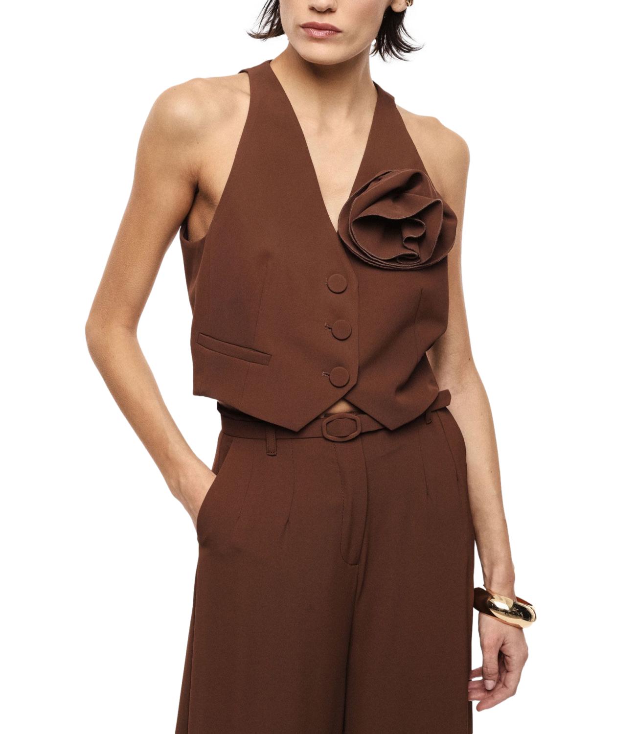 Imeprial Gilet Cacao Donna
