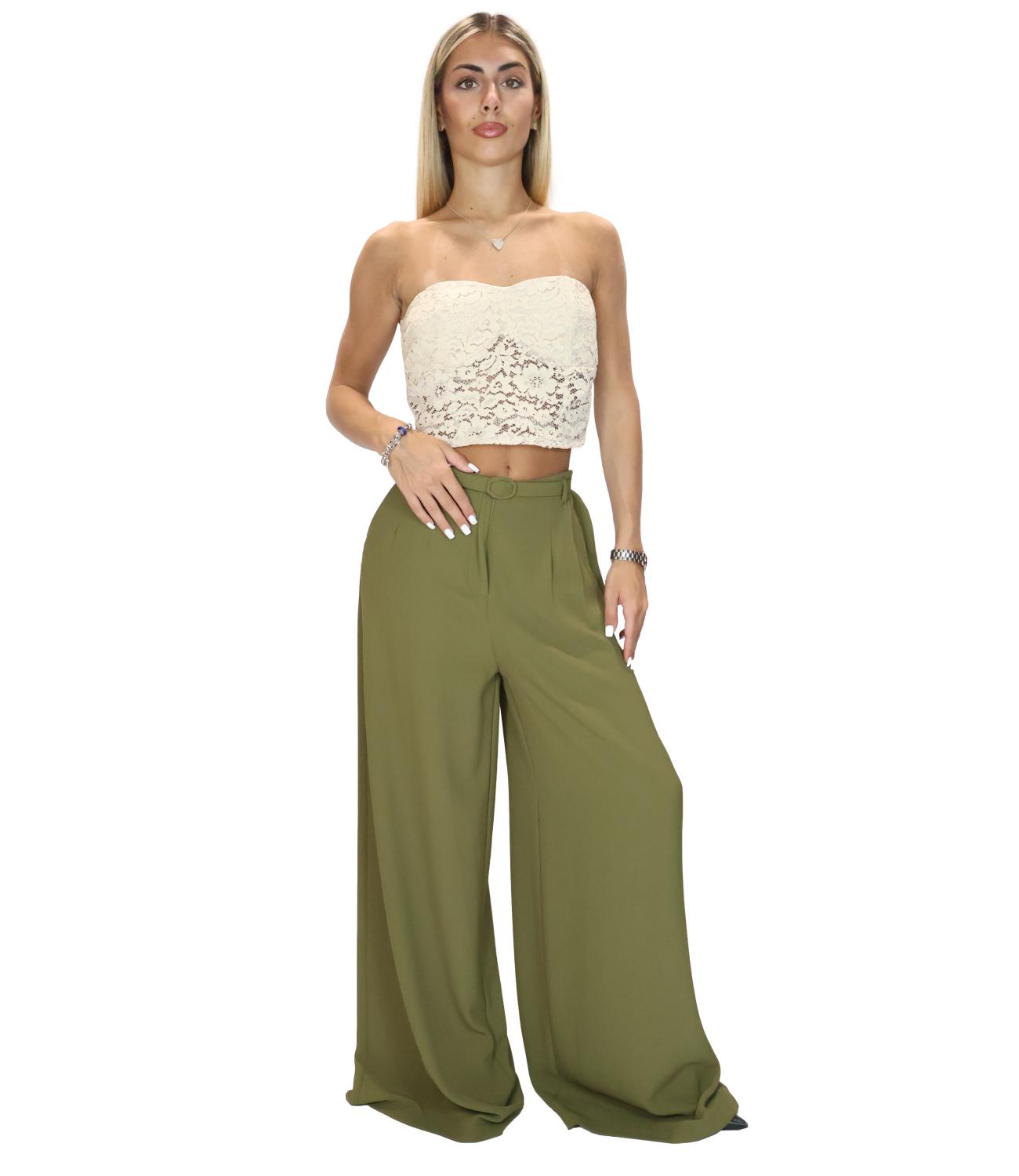 Imperial Pantalone da Donna - Pistacchio - Pc5lhxc