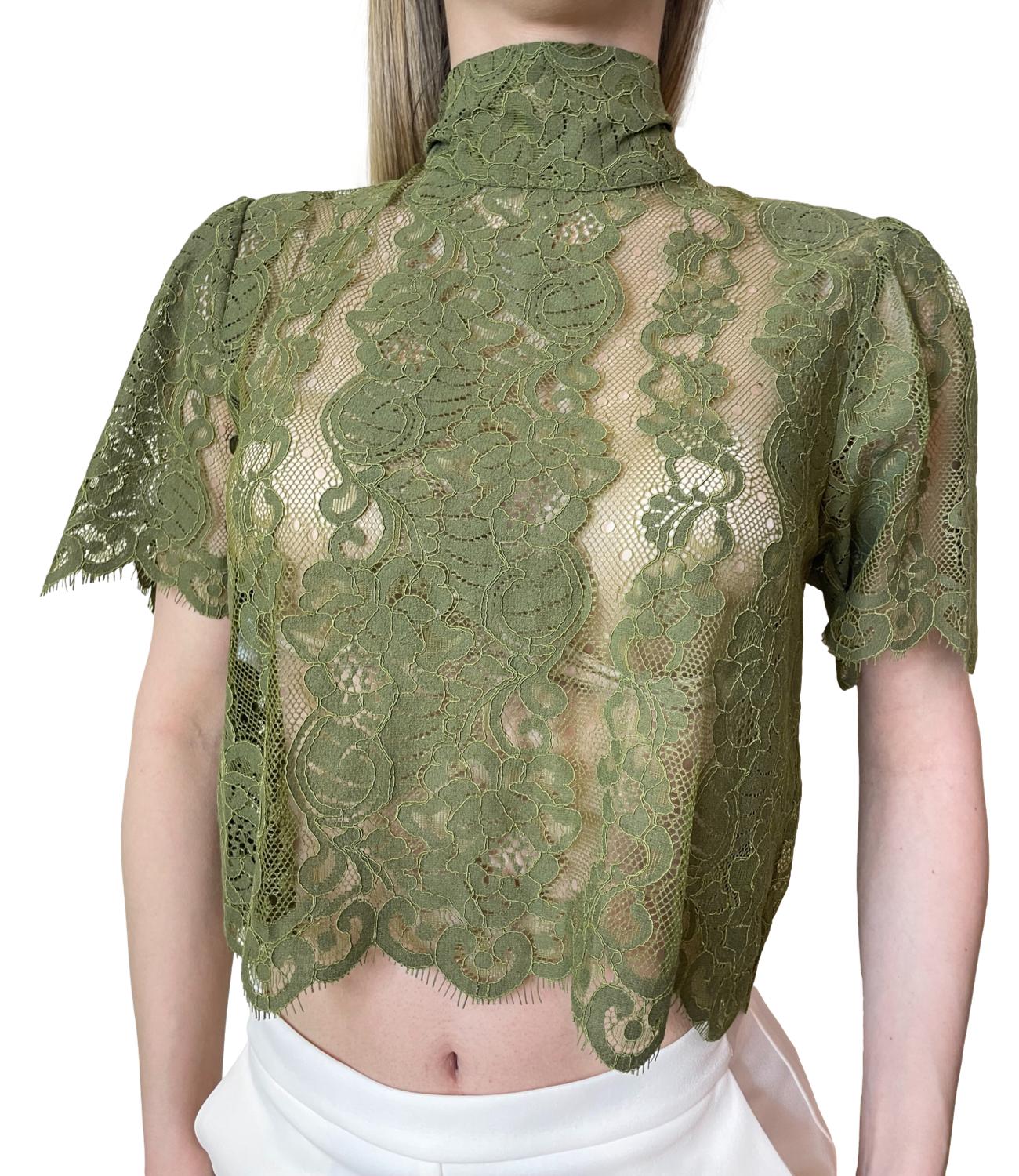 Imperial Canotta Pizzo Militare Donna