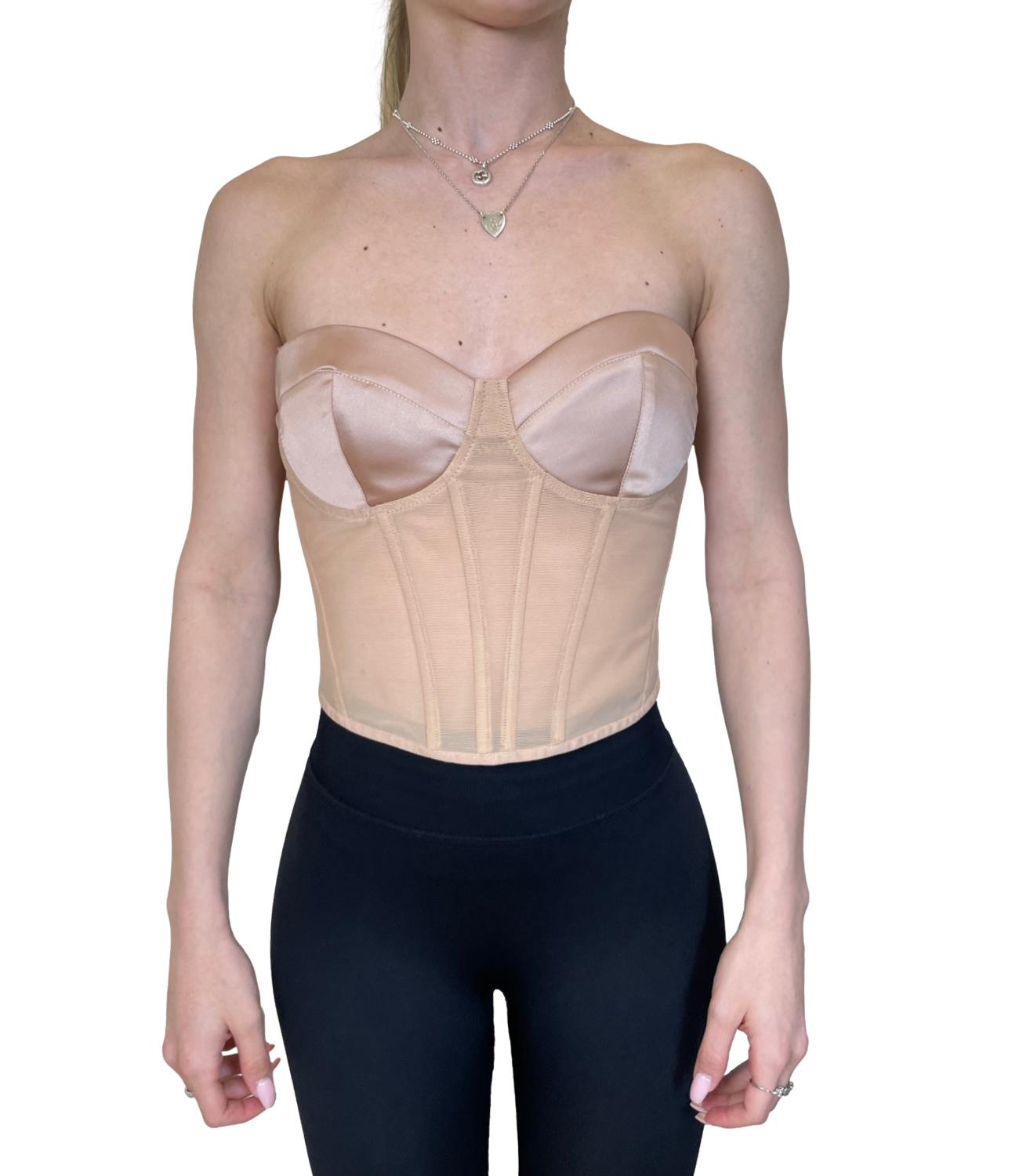 Imperial Top Bustier Cipria Donna