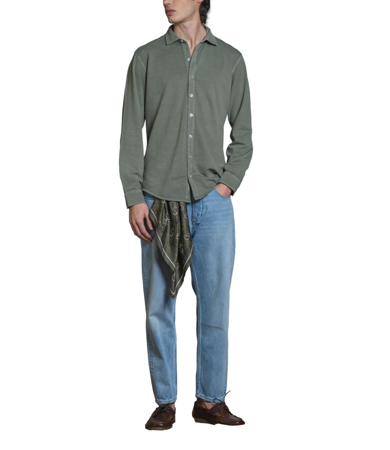 Polo camicia Impure verde Riley
