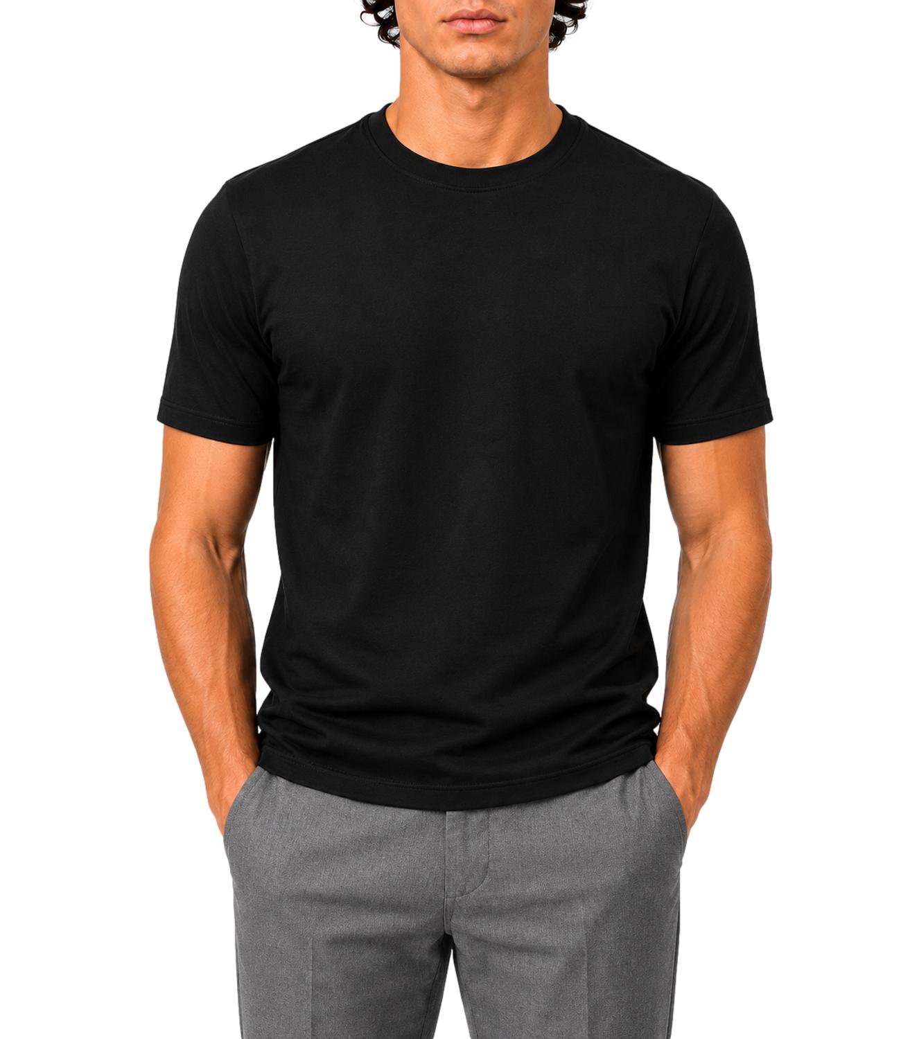 Kangra T-Shirt da Uomo - Nero - 3400 21