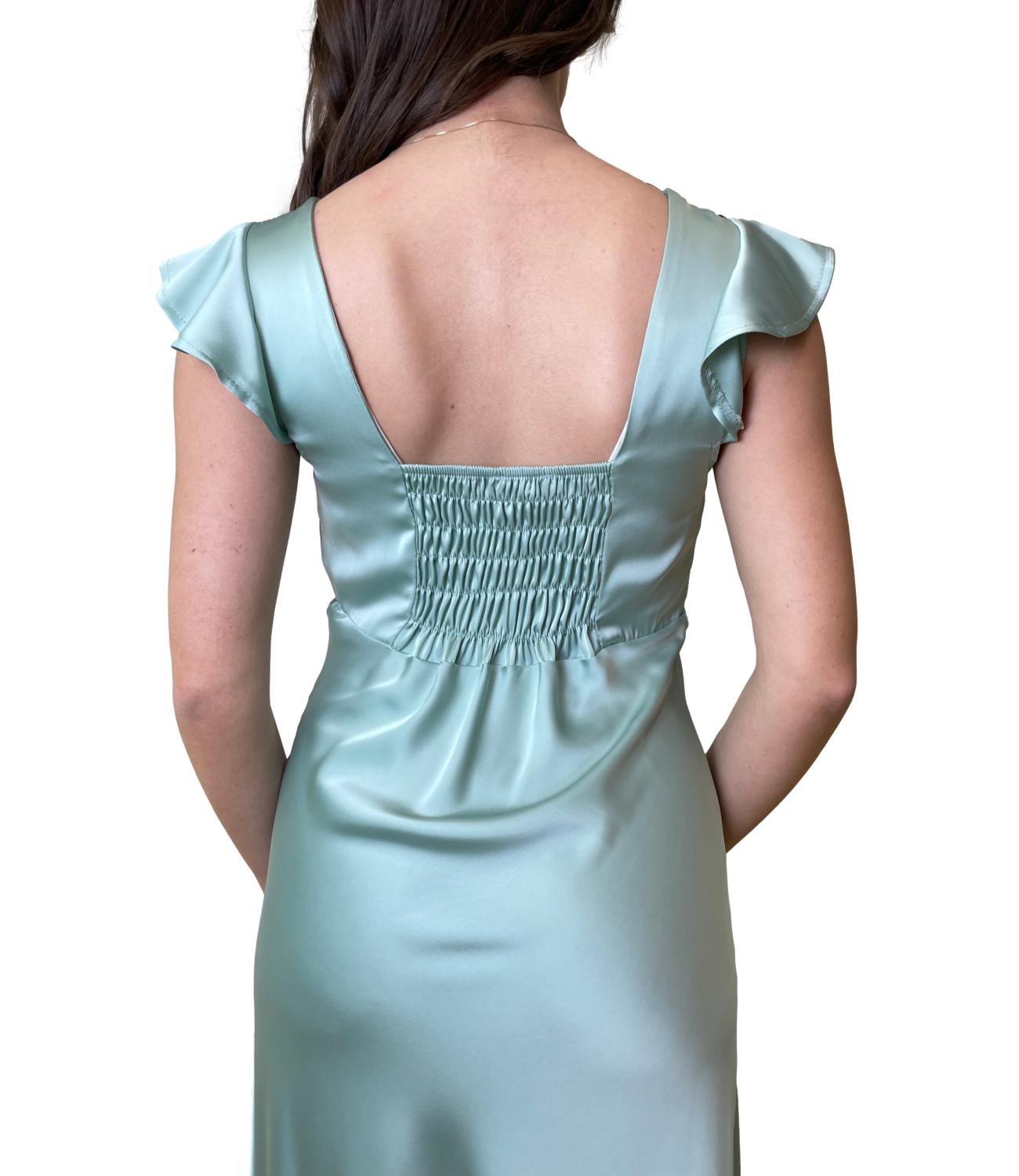 Kontatto Abito Satin Acqua Donna