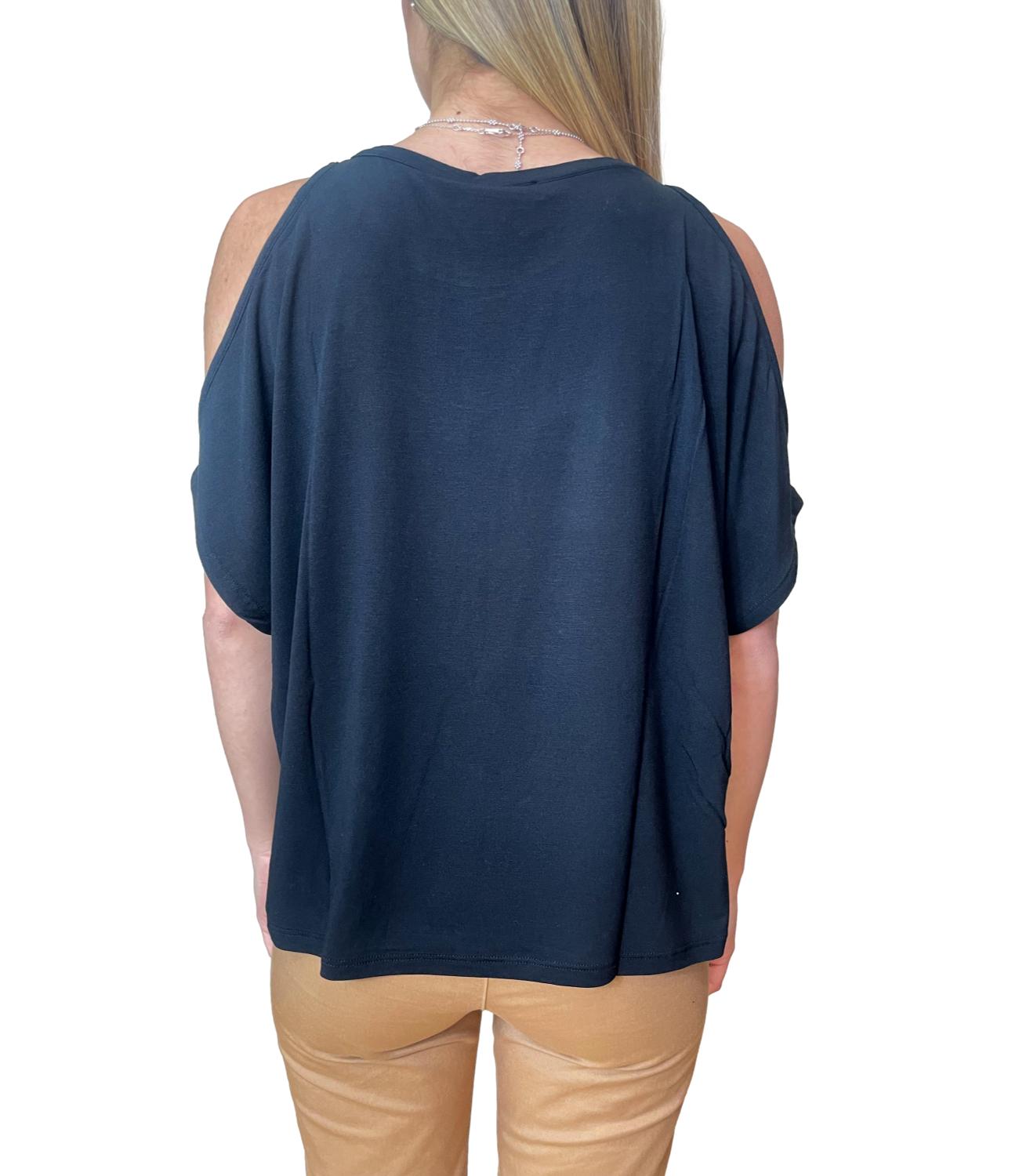 Kontatto Blusa Nero Donna