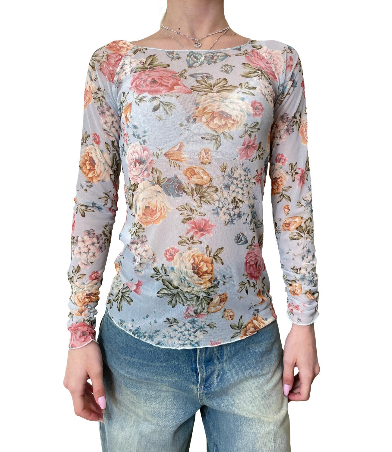 Kontatto Maglia Floreale Donna