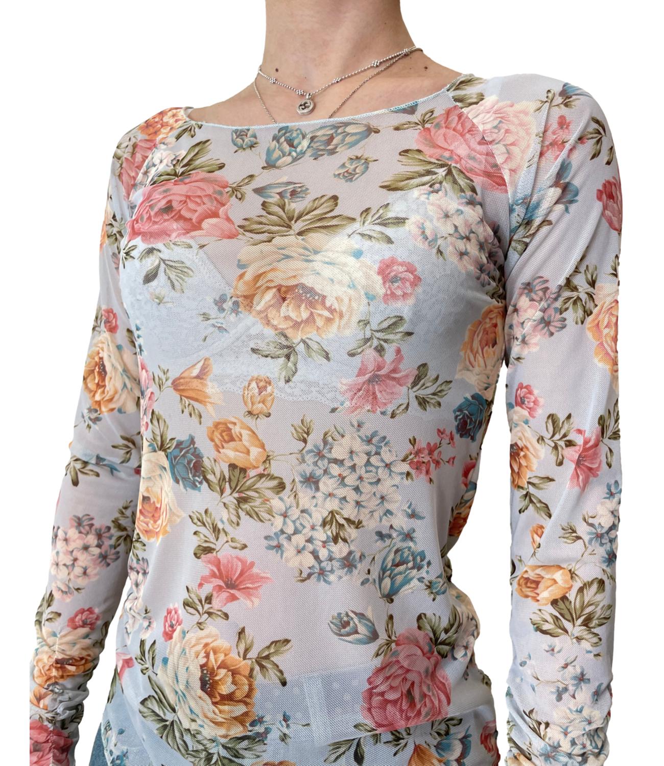Kontatto Maglia Floreale Donna