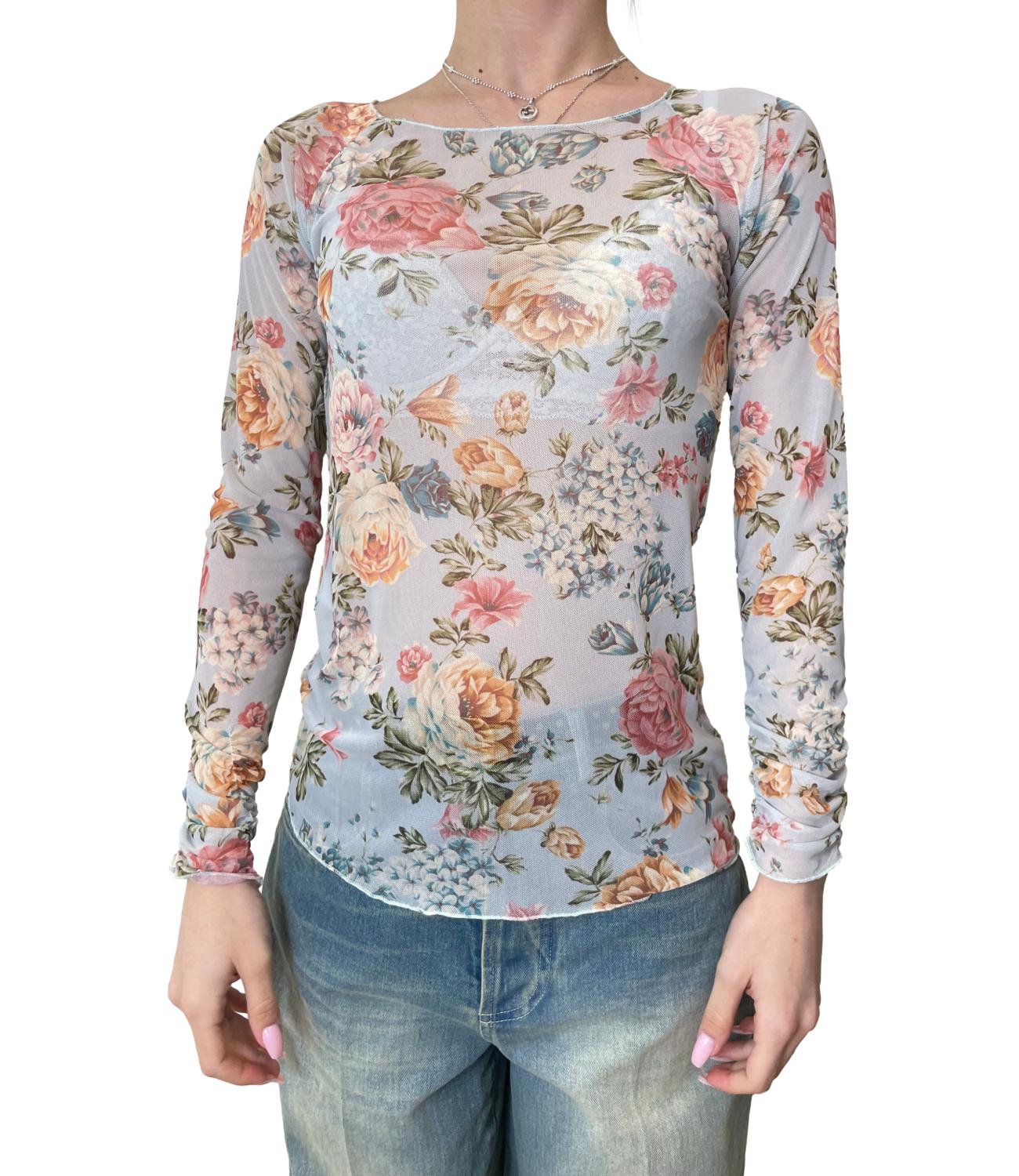 Kontatto Maglia Floreale Donna
