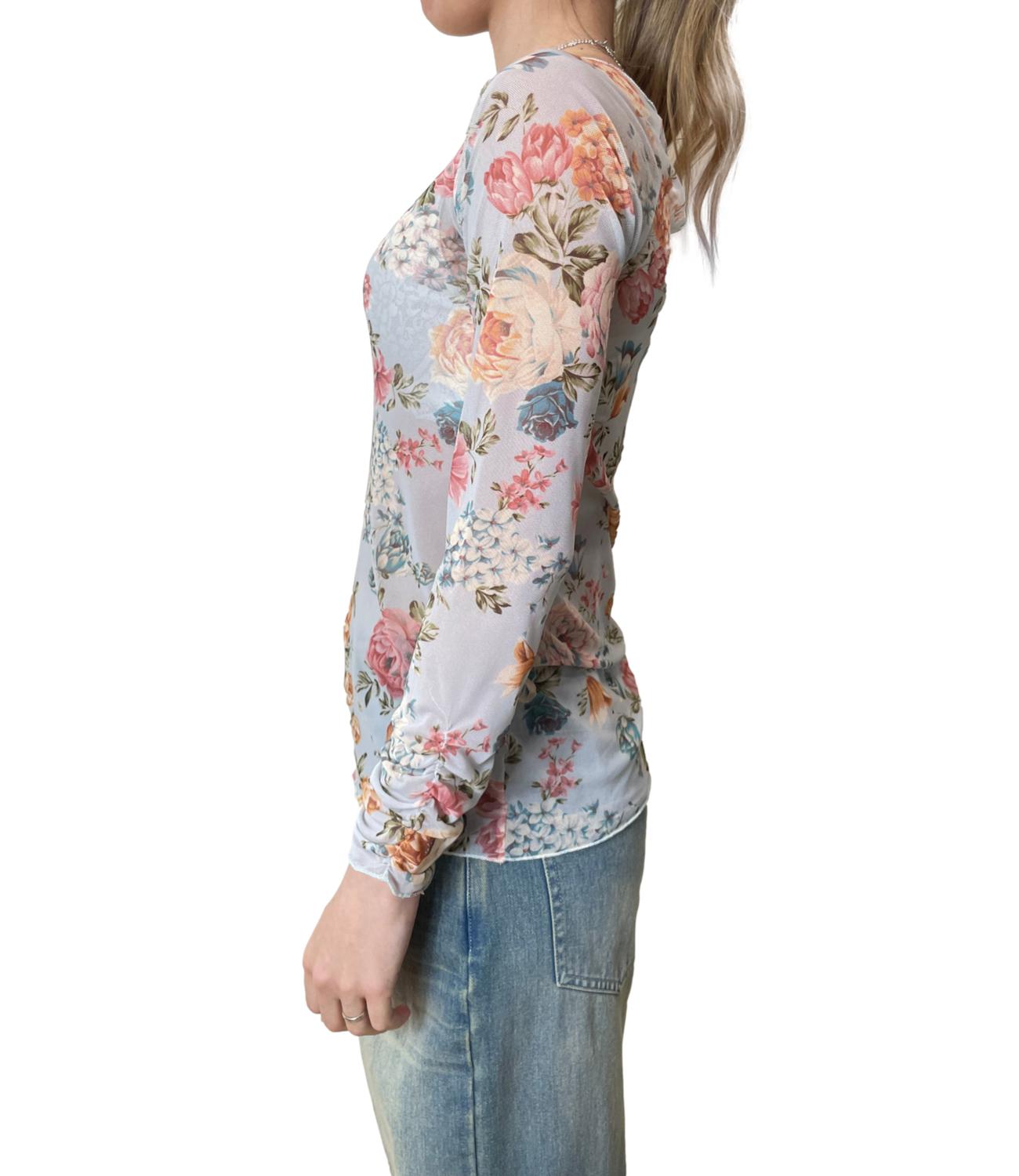 Kontatto Maglia Floreale Donna
