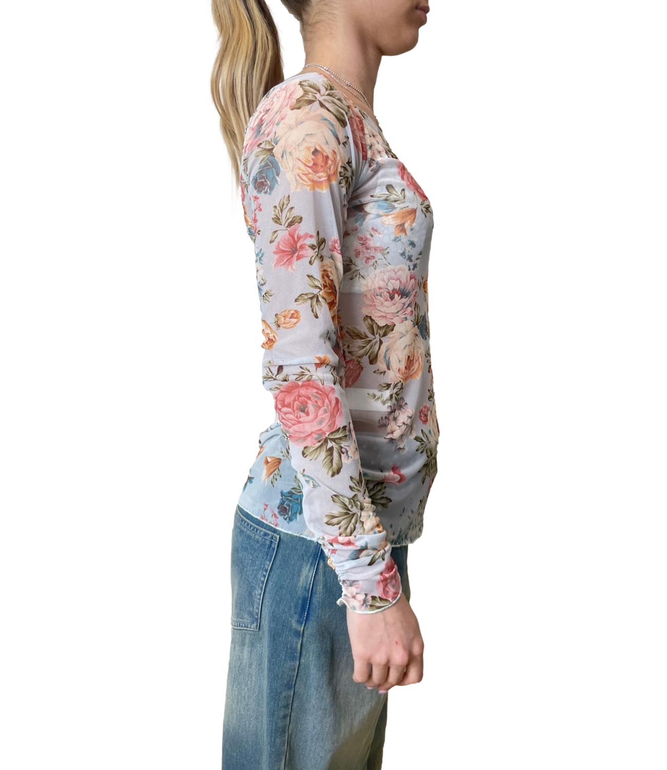 Kontatto Maglia Floreale Donna