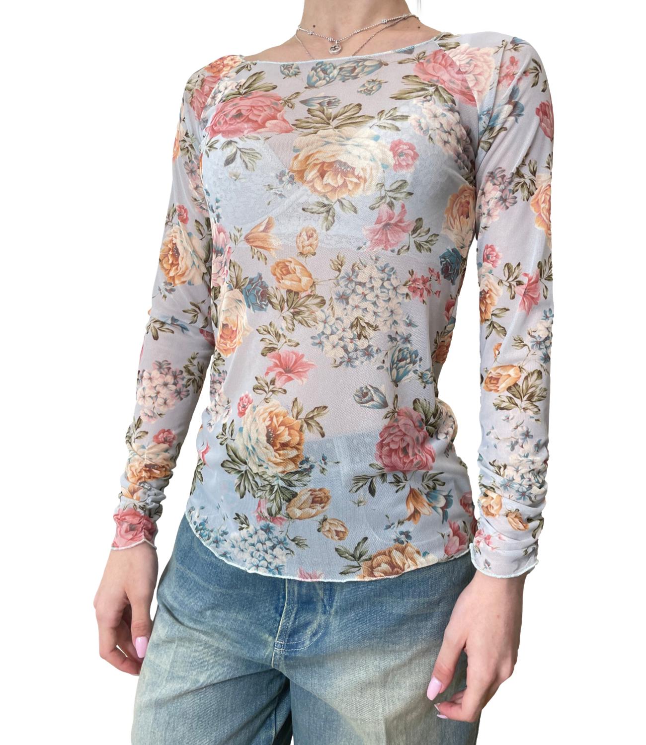 Kontatto Maglia Floreale Donna
