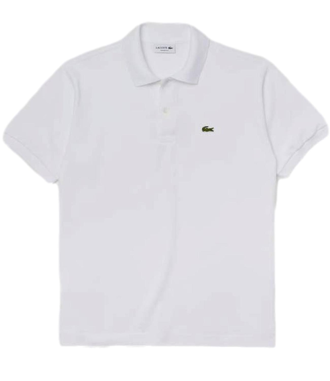 Polo mezza manica bianco ottico