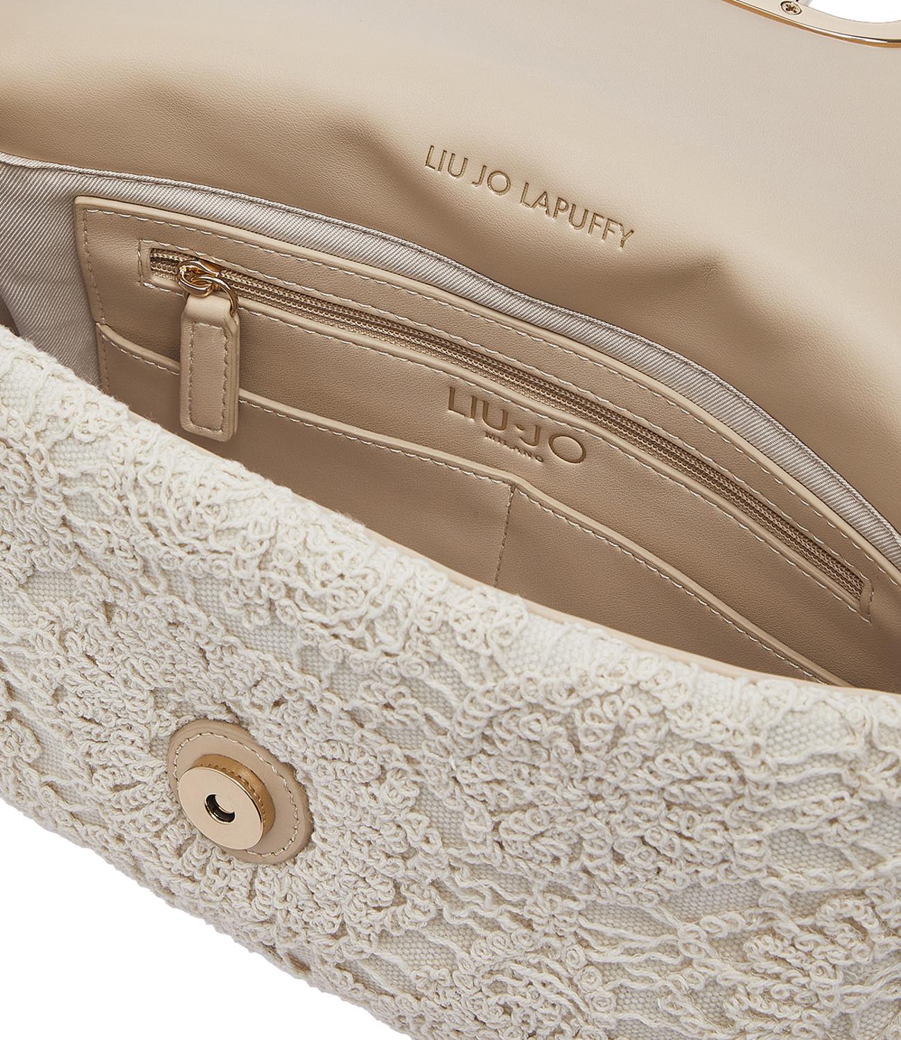 Liu Jo Borsa LaPuffy Pizzo Cream Donna