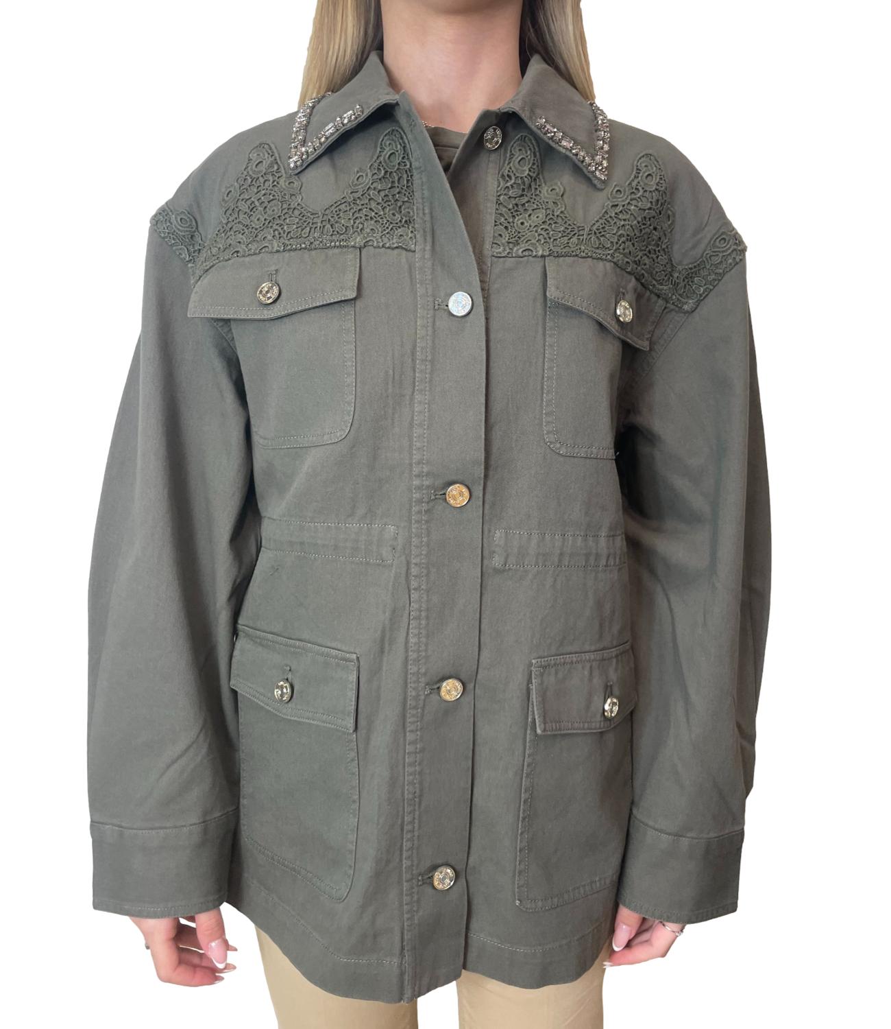 Liu Jo Giacca Dark Olive Donna