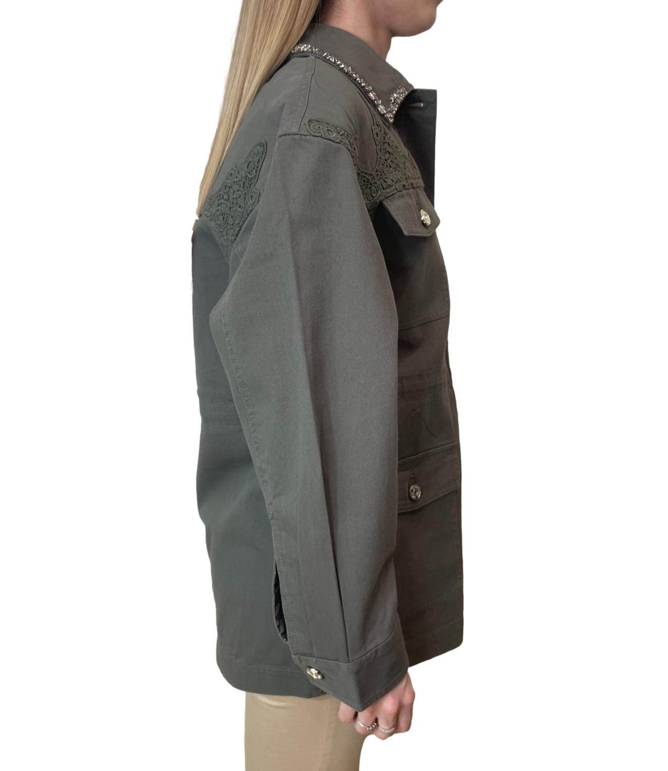 Liu Jo Giacca Dark Olive Donna