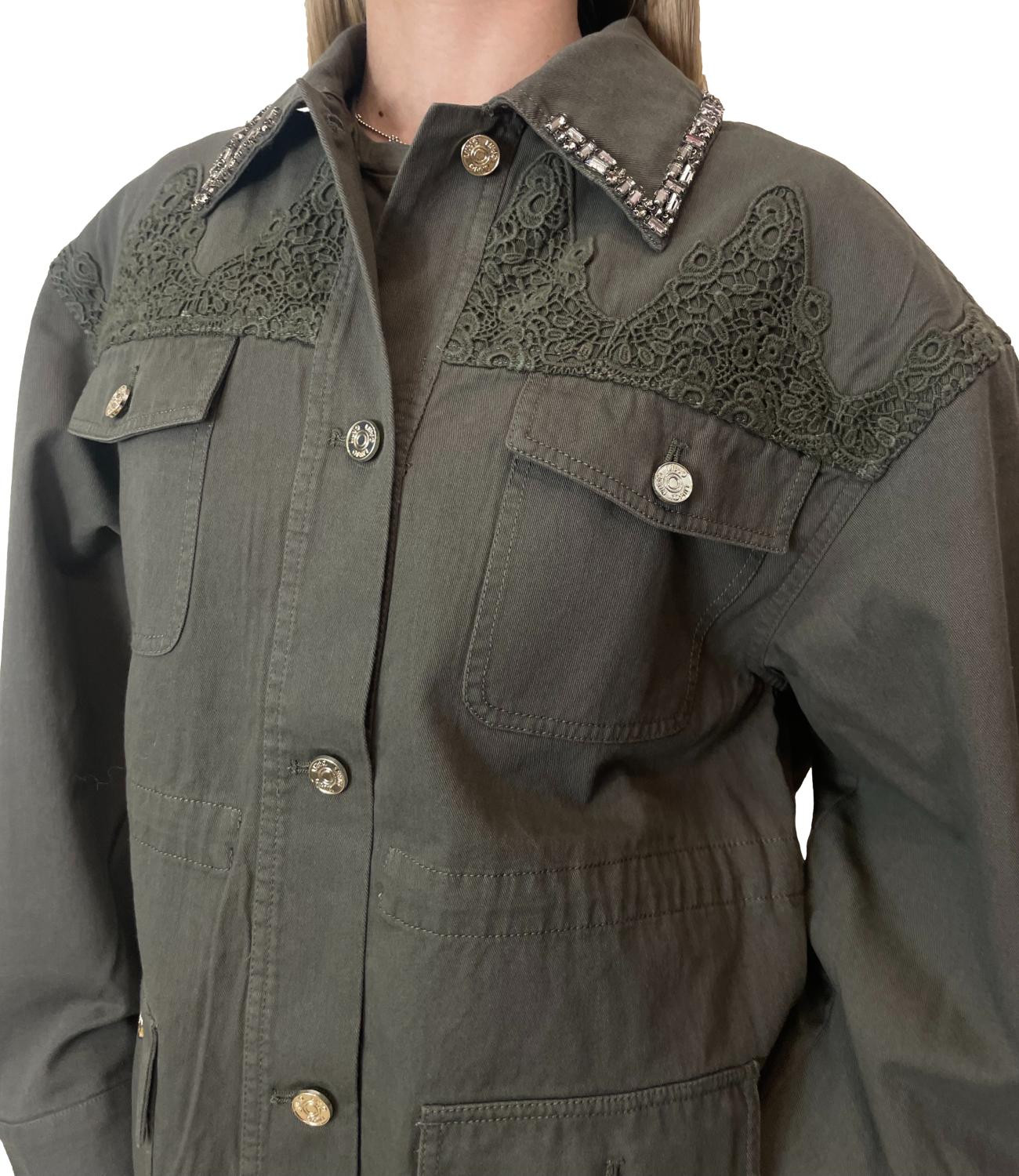 Liu Jo Giacca Dark Olive Donna