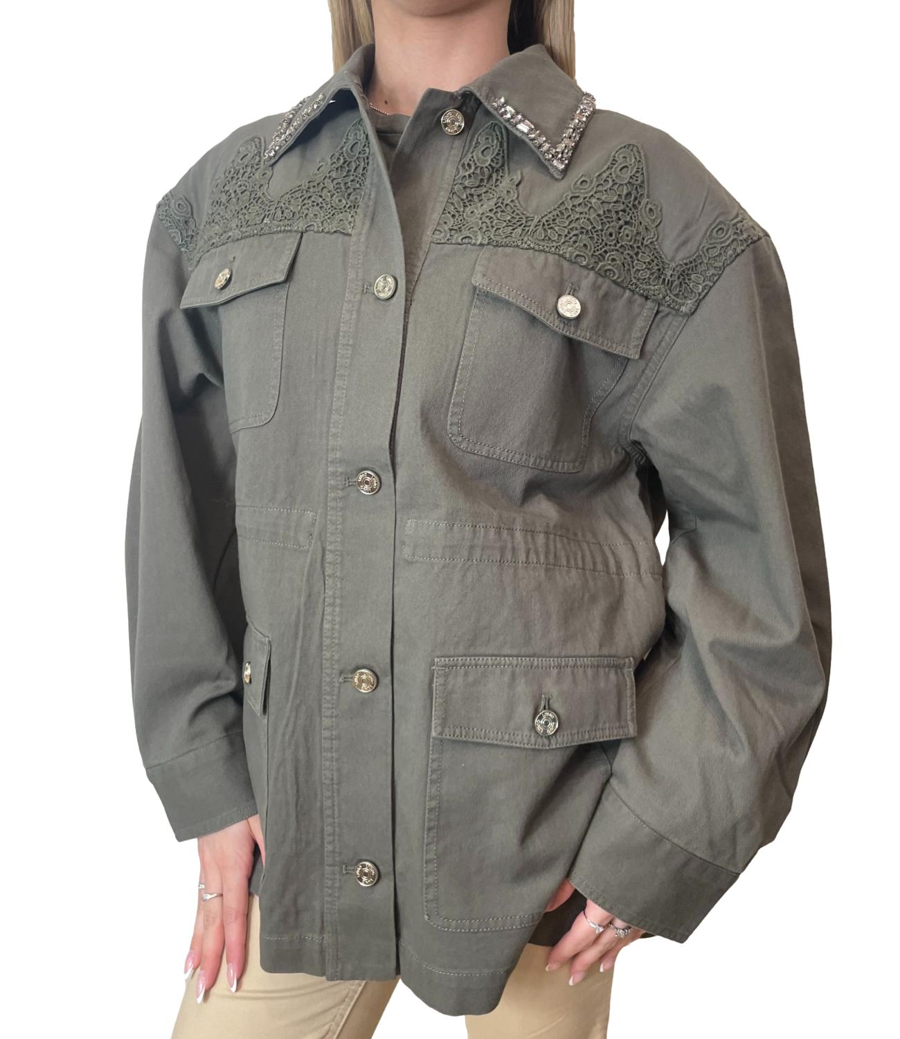 Liu Jo Giacca Dark Olive Donna