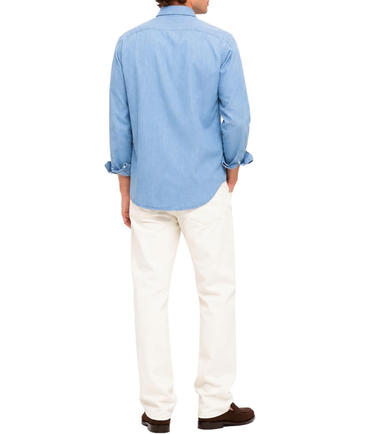 Manuel Ritz Camicia da Uomo - Blu - 4032e601l2 263203