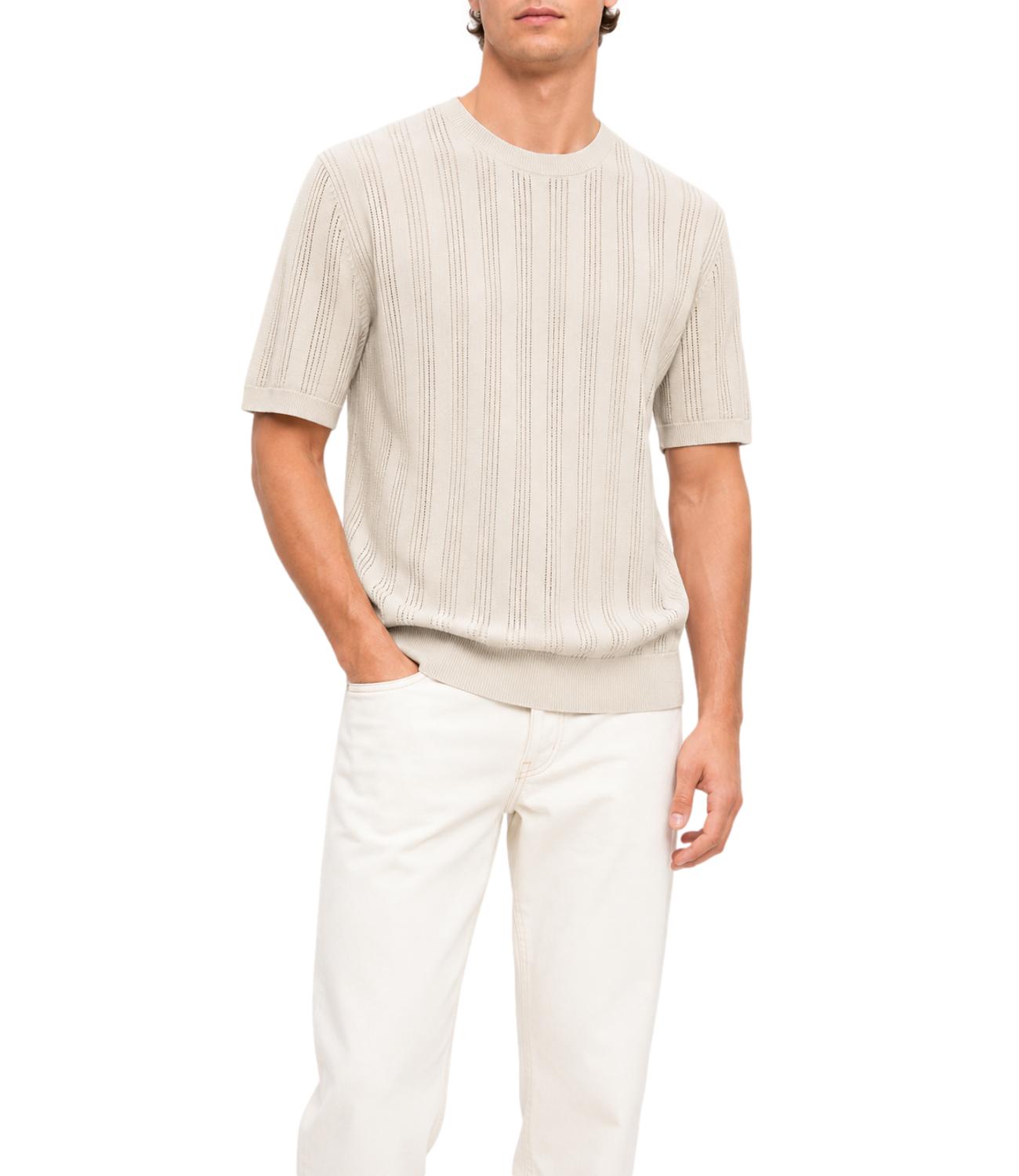 Manuel Ritz T-Shirt da Uomo - Panna - 4032m506 263311