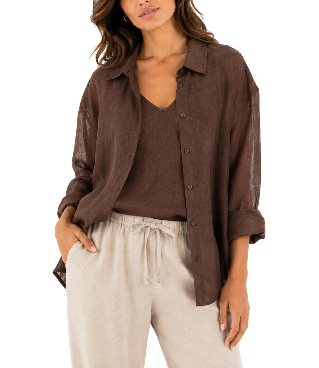 Max Mara Studio Camicia da Donna - Argilla - 2616261032600